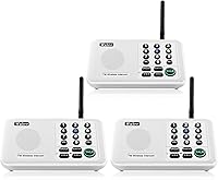 Vista 11 de Wuloo Intercomunicadores inalámbricos para el hogar de 1 milla (5280 pies) Rango 10 - Canal, sistema de intercomunicación inalámbrico para el hogar