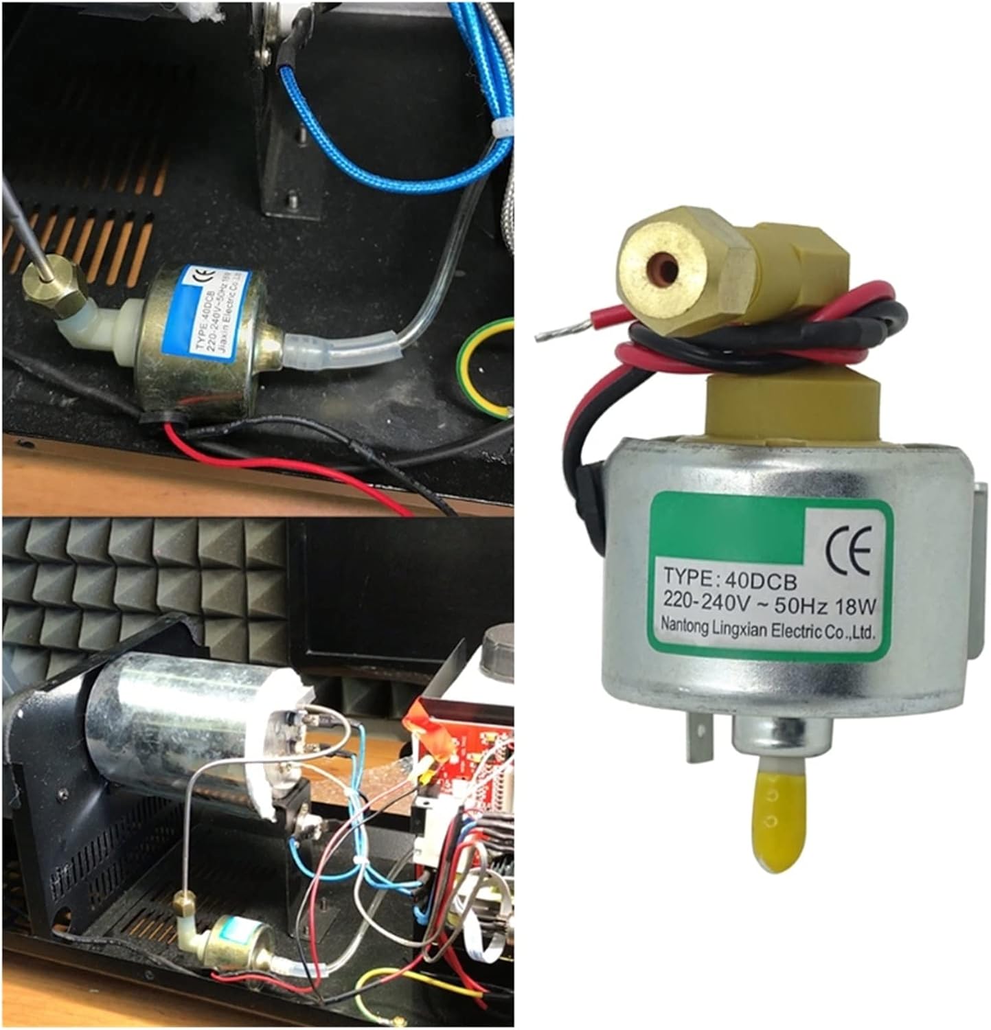 Mini Power Small Pump K5DC Small 18w 220v 40DCB Smoke Machine Oil Pump Steam Fogger Aspirator Water Spray Motor Parts