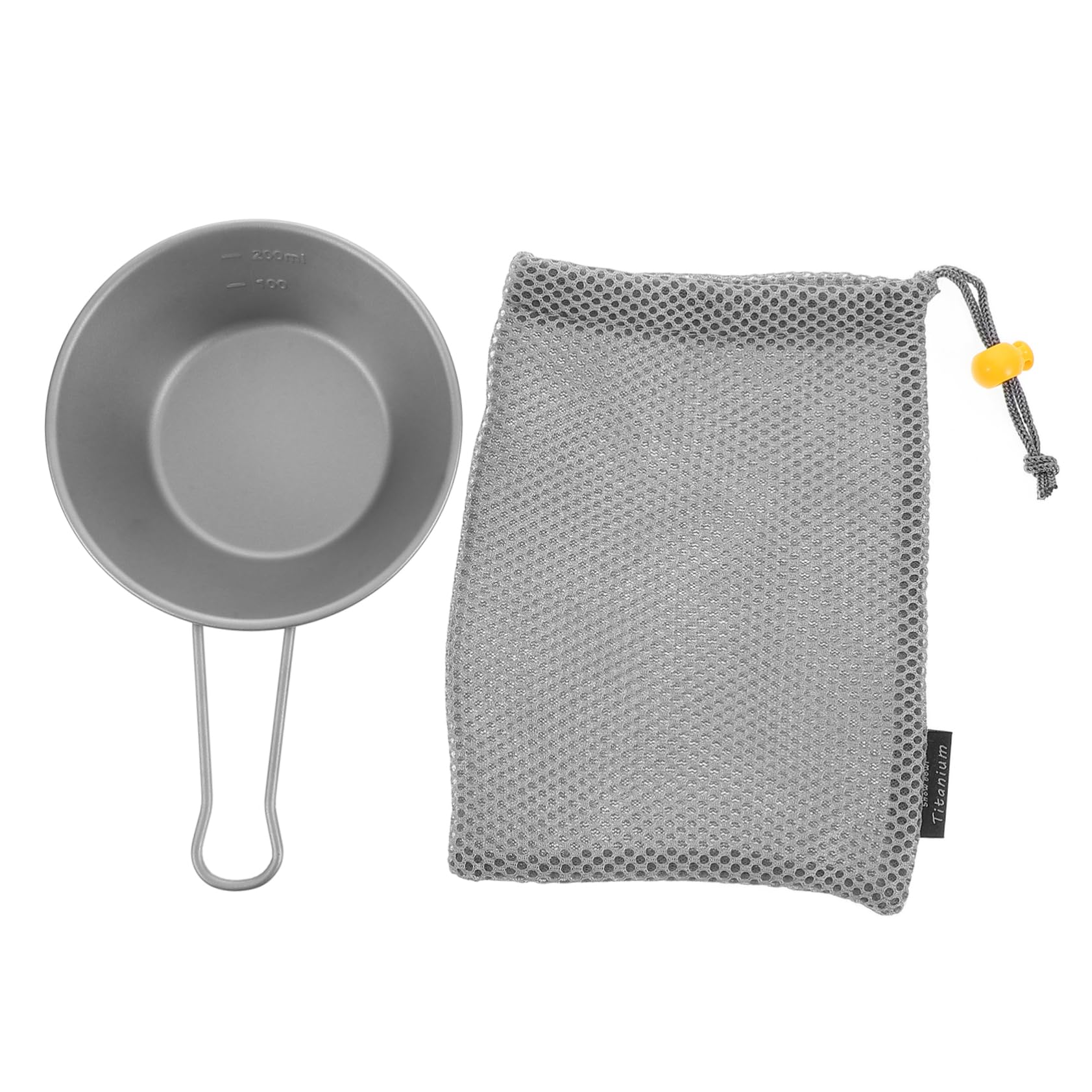 Unomor Outdoor Dining Essential Titanium Camping Bowl Salad Bowl Snack Enhance Your Outdoor Experience