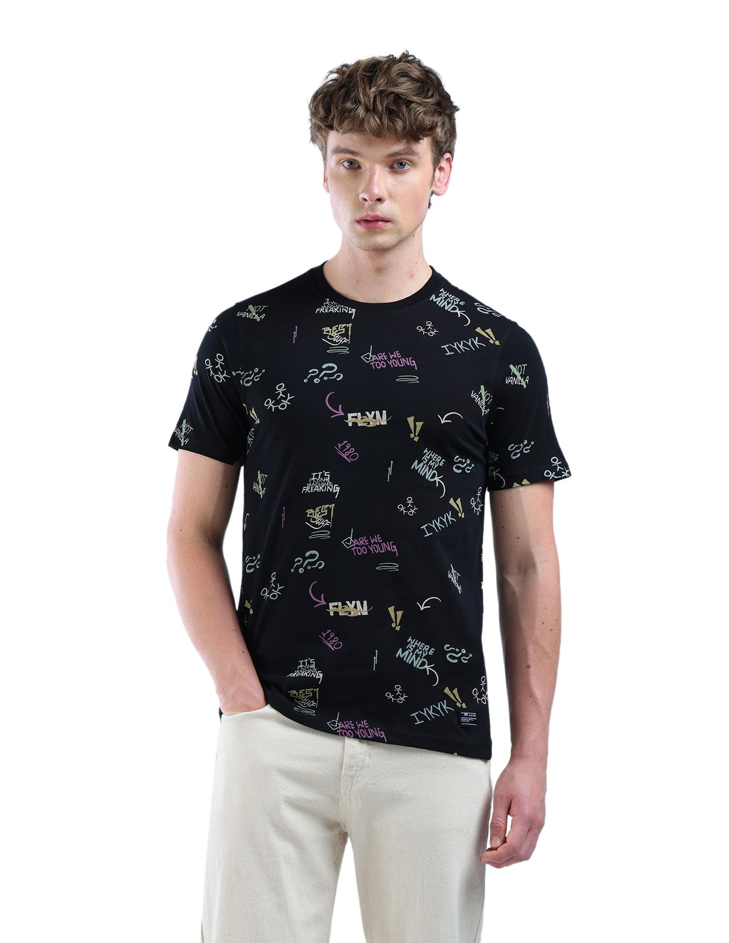 Men's Regular Fit T-Shirt | Printed | Tshirt for Man-image-36