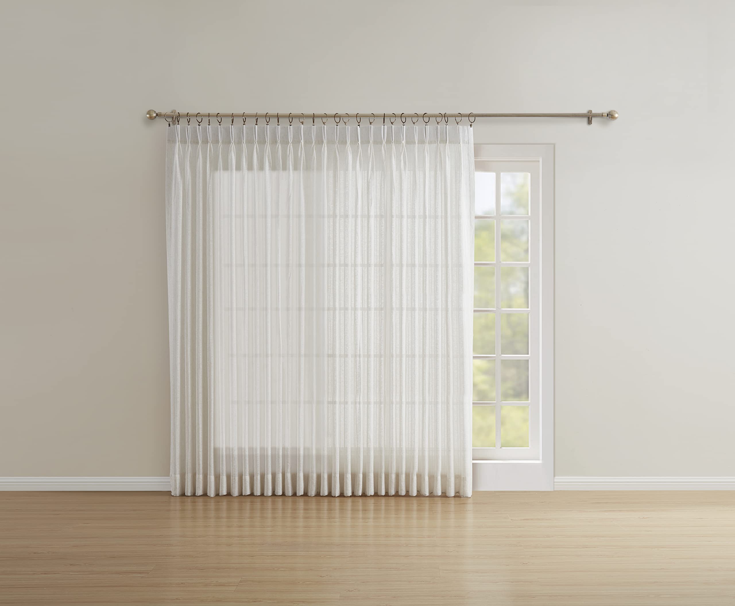 Renaissance Home Fashion Simplicity Pinch Pleated Patio Panel