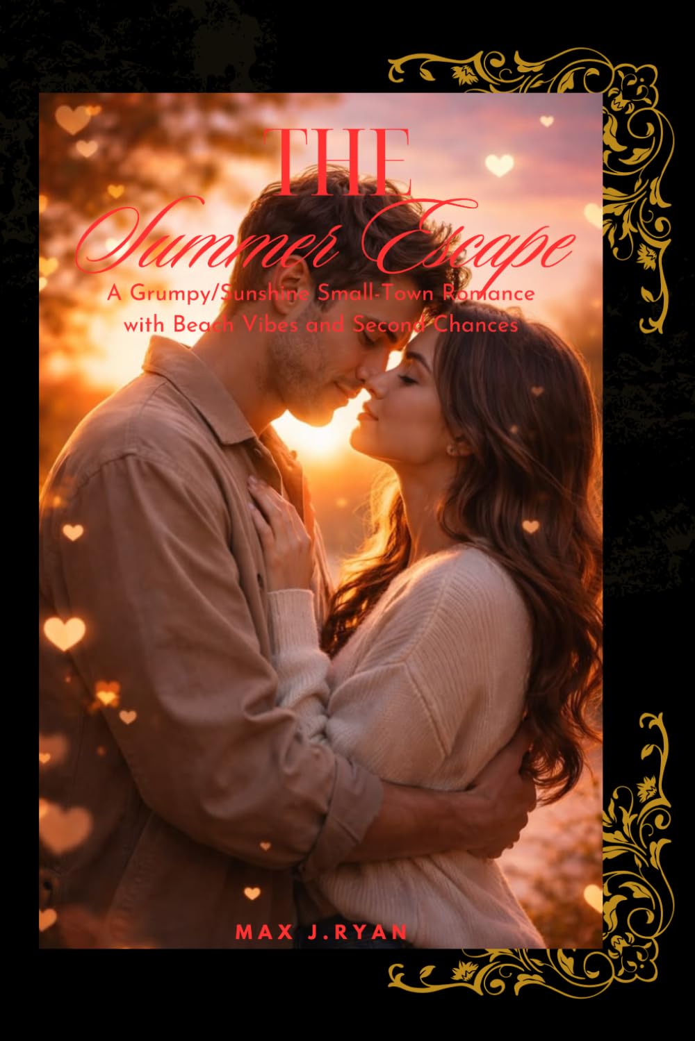 The Summer Escape: A Grumpy/Sunshine Small-Town Romance with Beach Vibes and Second Chances