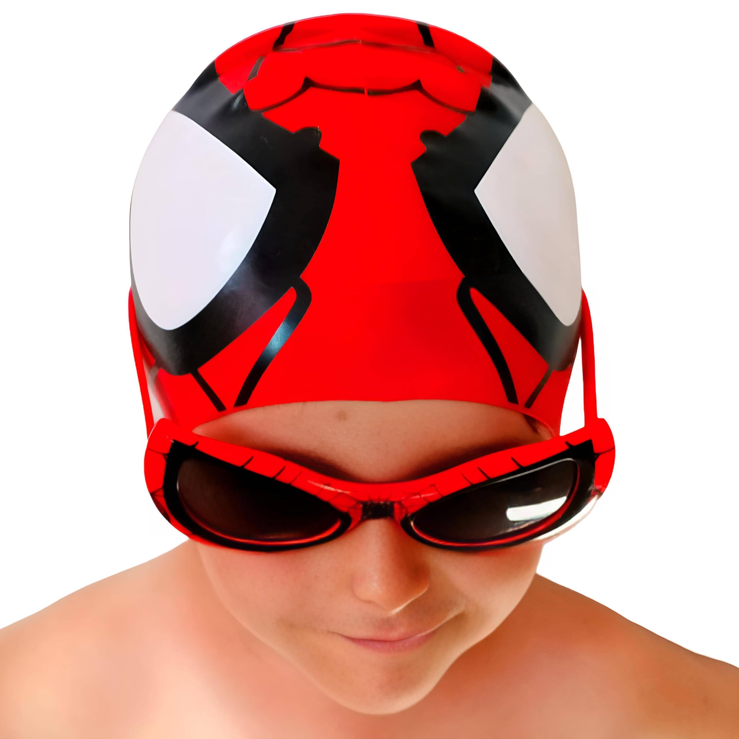 Gorro de Natación para Niños Gorro de Baño para Niños y Adolescentes Pelo Normal Largo Rizado Gorro de Piscina Silicona 100% Hipoalergénica Impermeable Unisex Elásticos Cómodos Borde Reforzado Suave