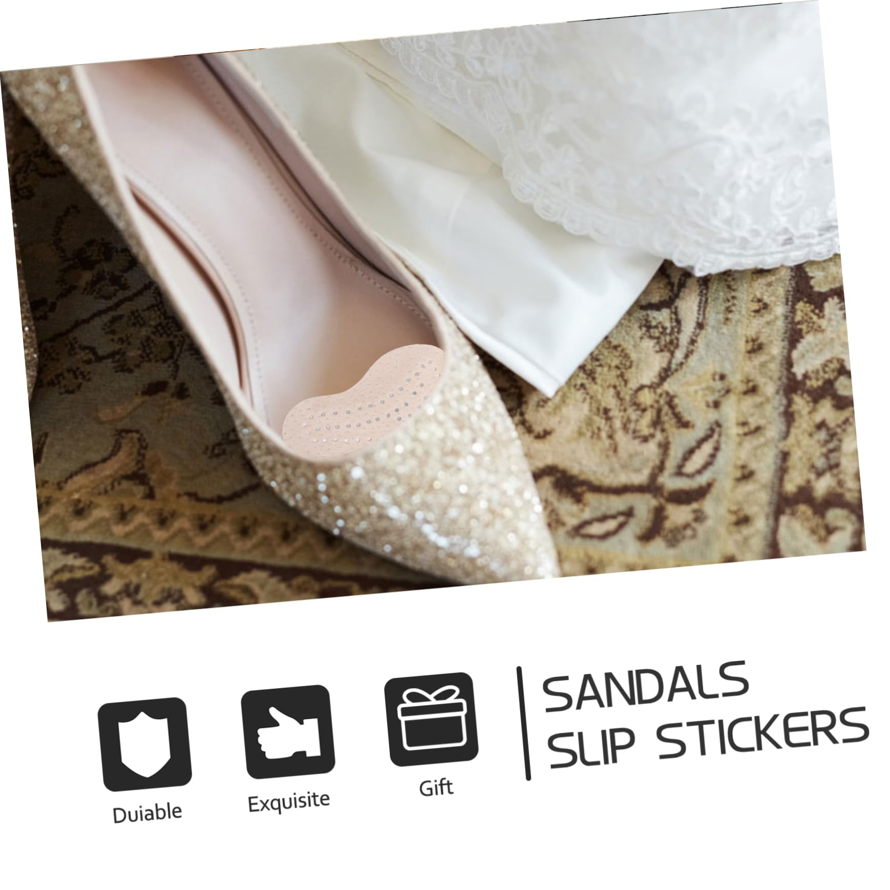 GLEAVI 25paare Einlegesohlen Für High Heels Fersenkissen Und Vorderfußpolster Und Selbstklebend Für Sommer Atmungsaktiv Und Druckentlastend