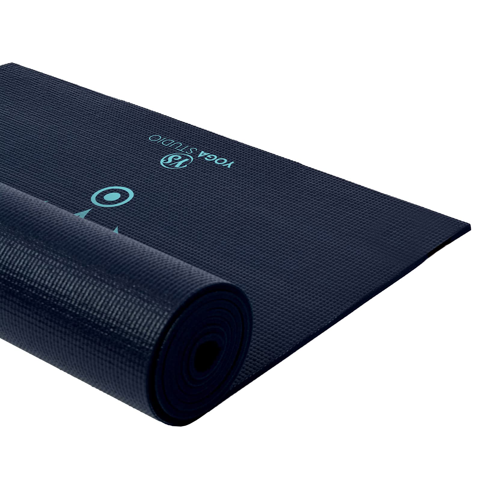 Von Yoga Studio entworfene Yogamatte – 183 cm x 61 cm große Mandala-Matte, 6 mm dicke rutschfeste Yogamatte, reißfeste PVC-Matte