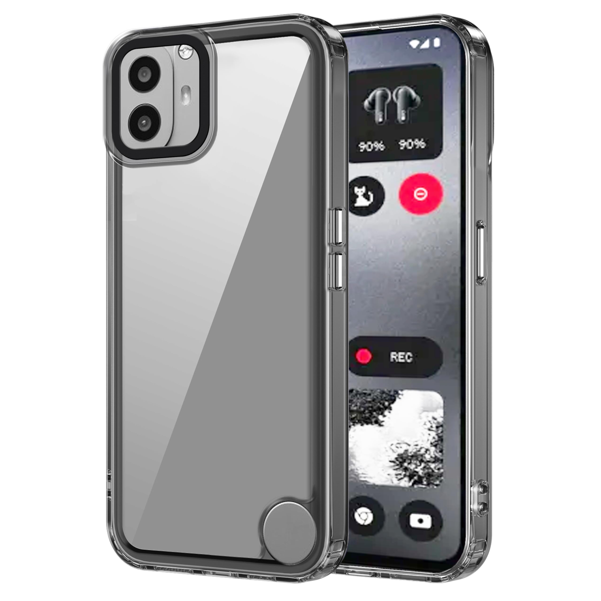 Zapcase Back Case Cover for CMF by Nothing Phone 1 | Compatible for CMF by Nothing Phone 1 Back Case Cover | Case Cover with Camera Protection | (TPU + PC | Translucent Black) (B0DB82T8B7) Amazon Price History, Amazon Price Tracker