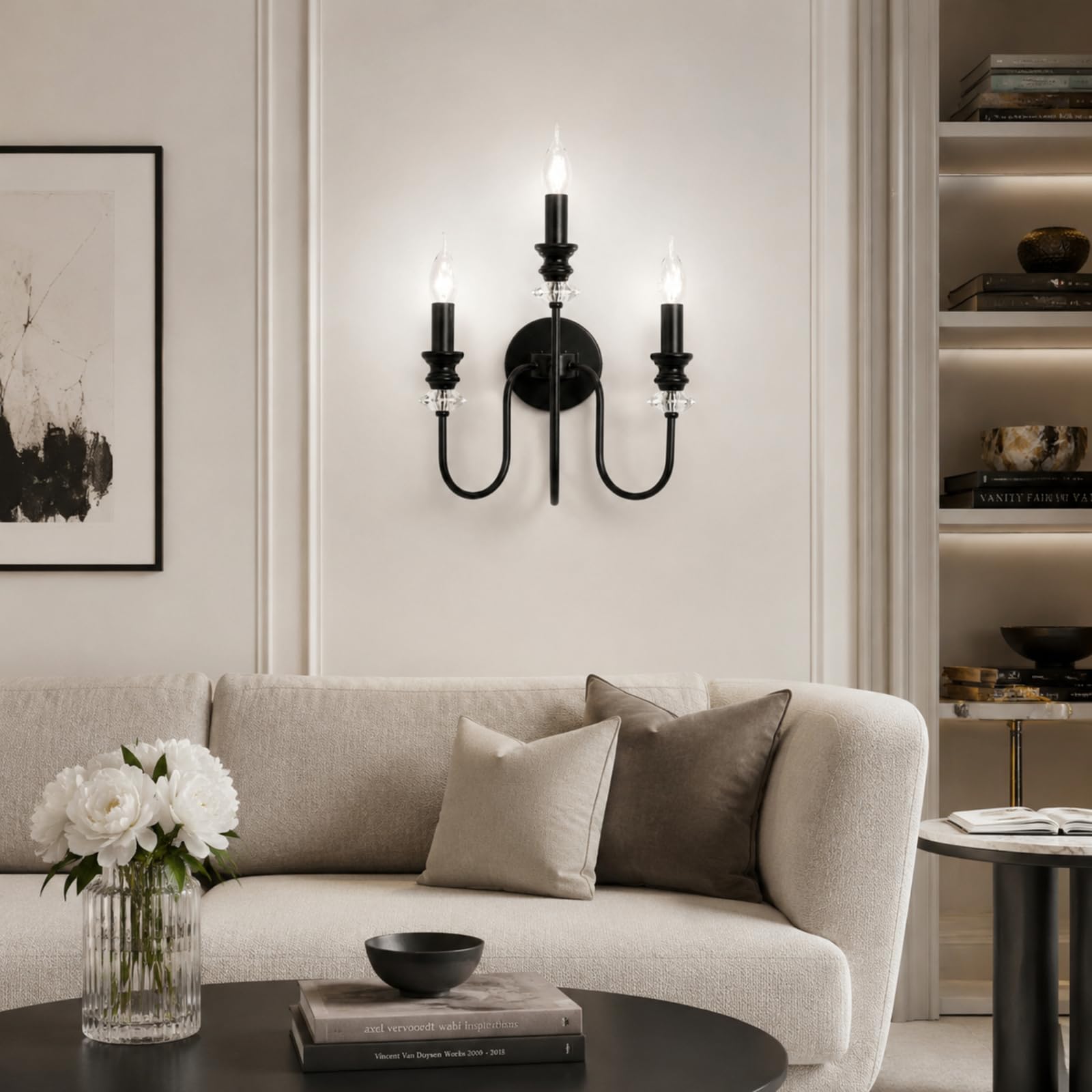Industrielle Wandlampe Vintage Wandleuchte 3-Flammig für Schlafzimmer Flur