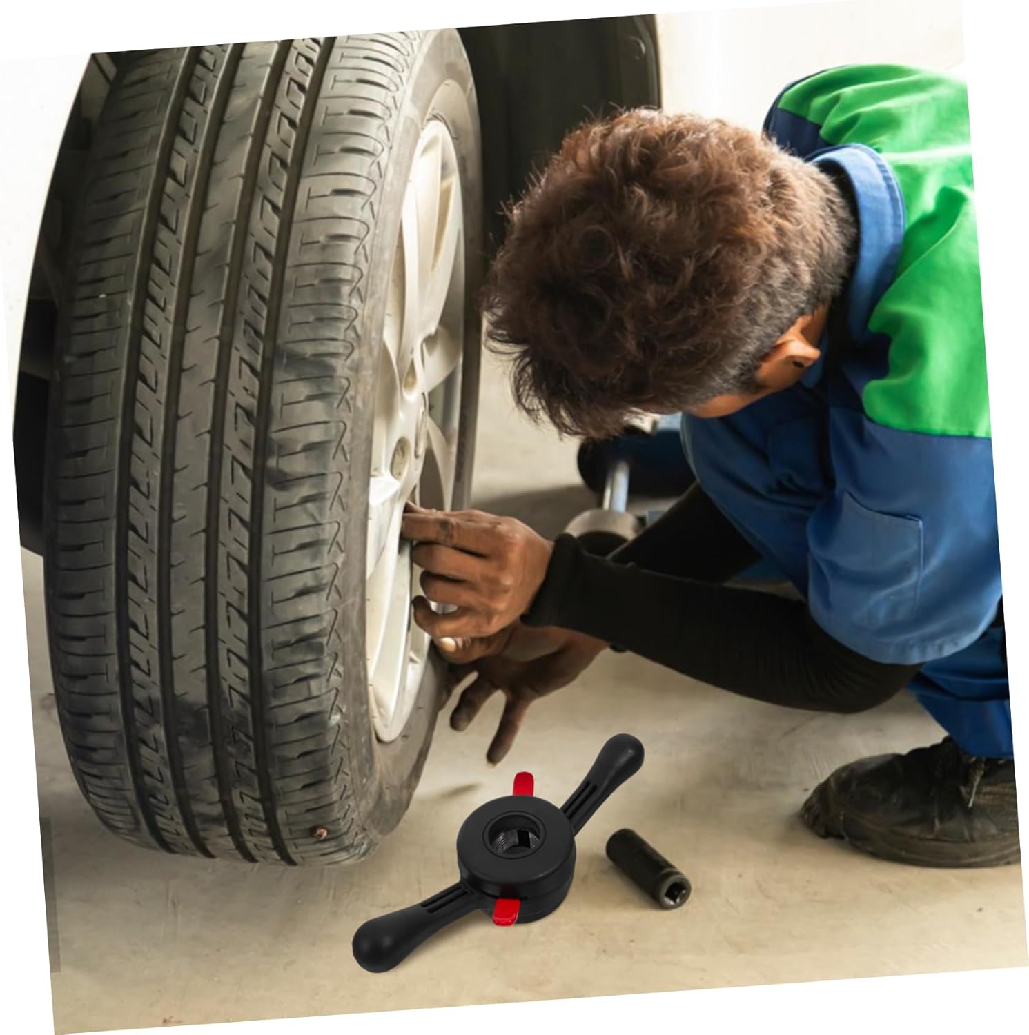 Wheel Balancer Quick Release Tool for Wing Nut Pitch Portable and Lightweight Car Balancing Tool for Efficient Tire Change and