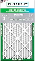 Vista 25 de Filterbuy 15x20x1 Air Filter MERV 8 Essential Dust & Allergy Defense (1-Pack), Electrostatic Pleated HVAC AC Furnace Filters Replacement, Made in