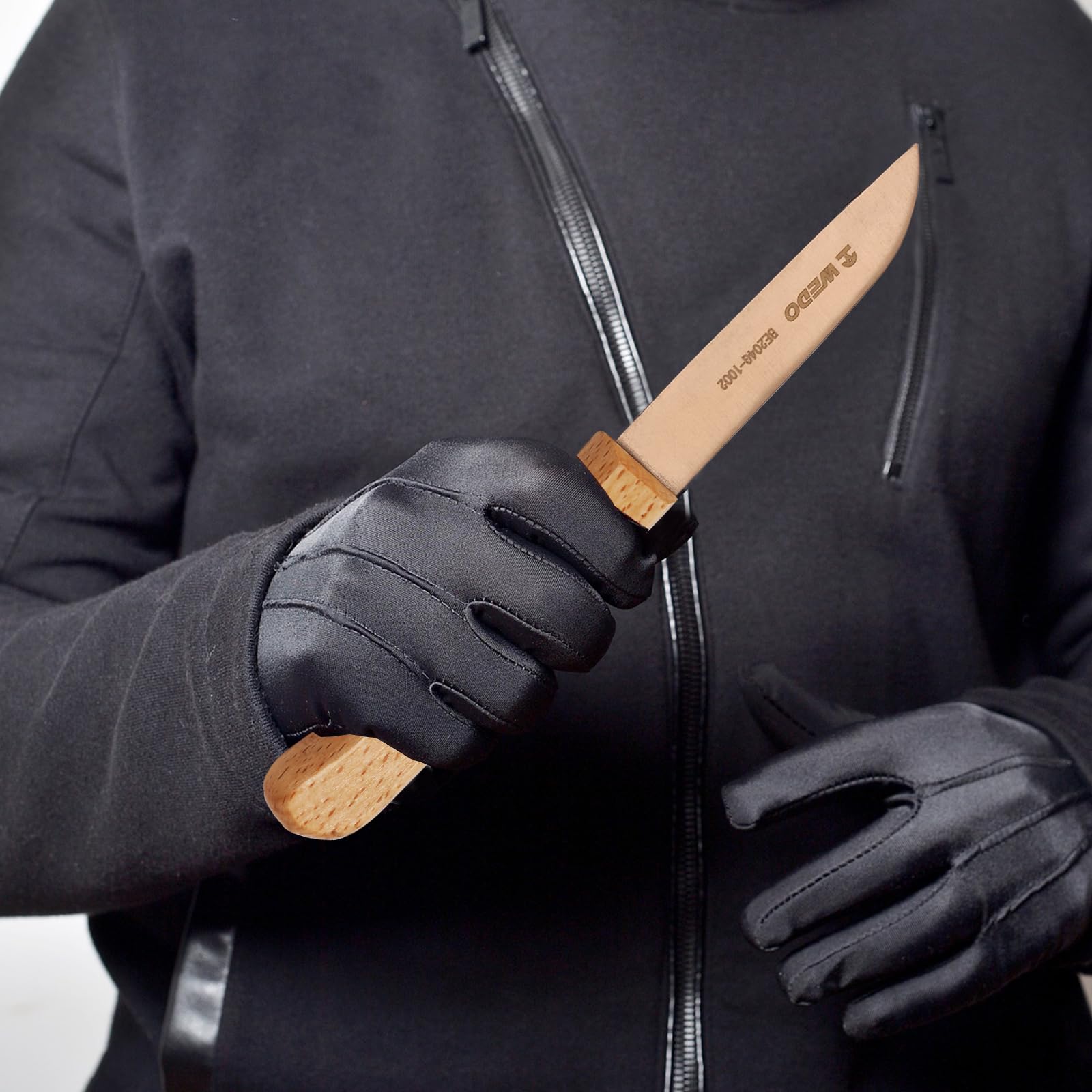 WEDO Coltello antiscintilla in rame al berillio, coltello di sicurezza senza scintille, non magnetico, pressofuso, resistente alla corrosione, standard DIN
