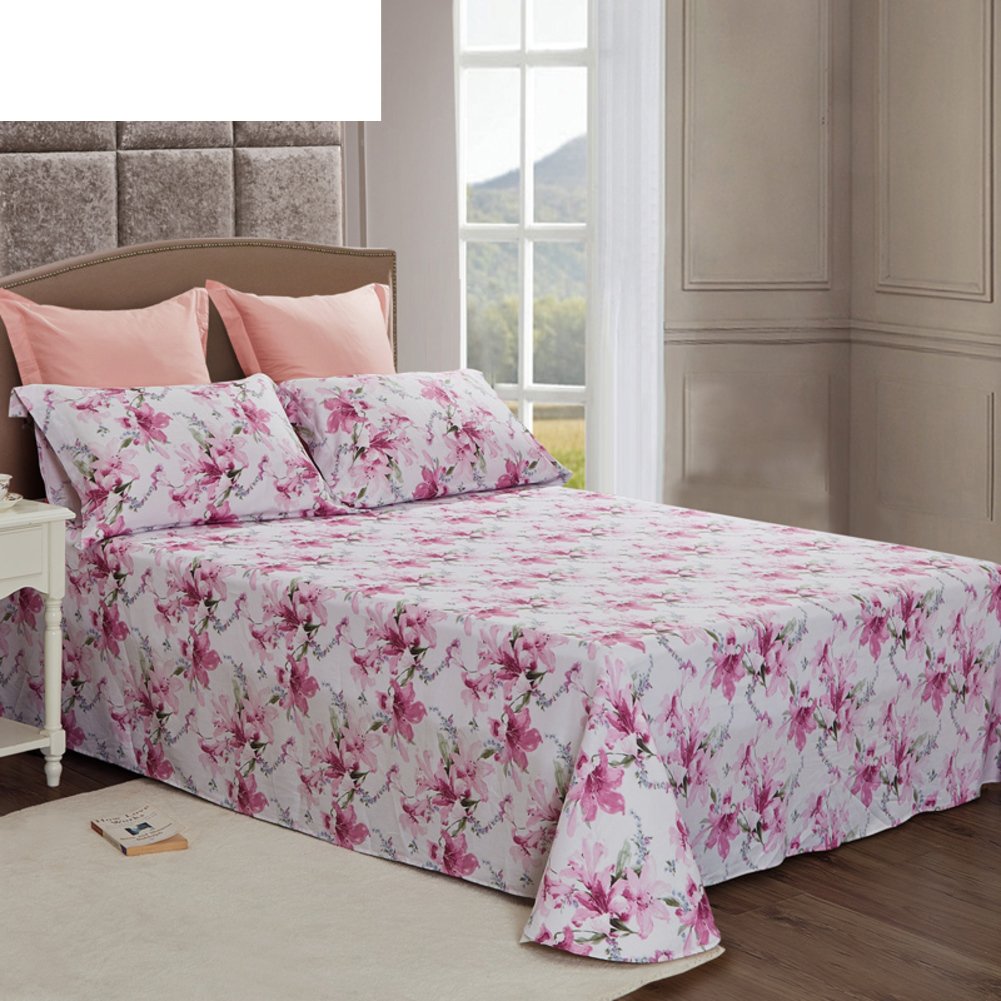 Draps de satin anti-transpiration - Coton imprimé doux 245x180cm
