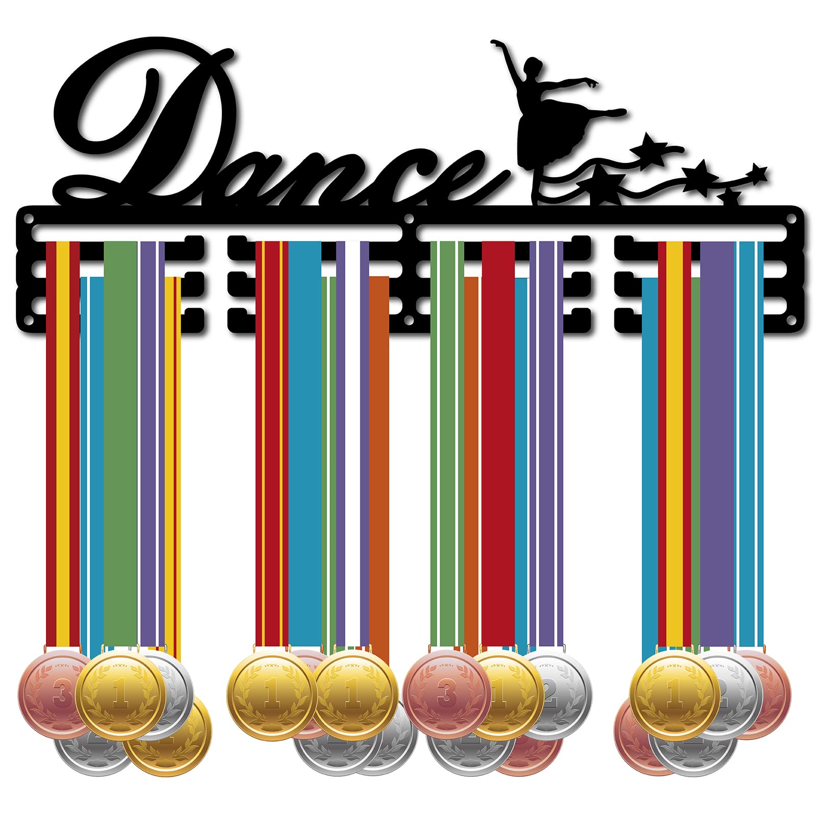 CREATCABIN Porte-médailles De Pickleball - Porte-médailles De Sport - Cordon En Métal Robuste - Fixation Murale - Pour Nageur, Athlètes, Joueurs De Gymnastique, Cadeau De Plus De 60 Médailles