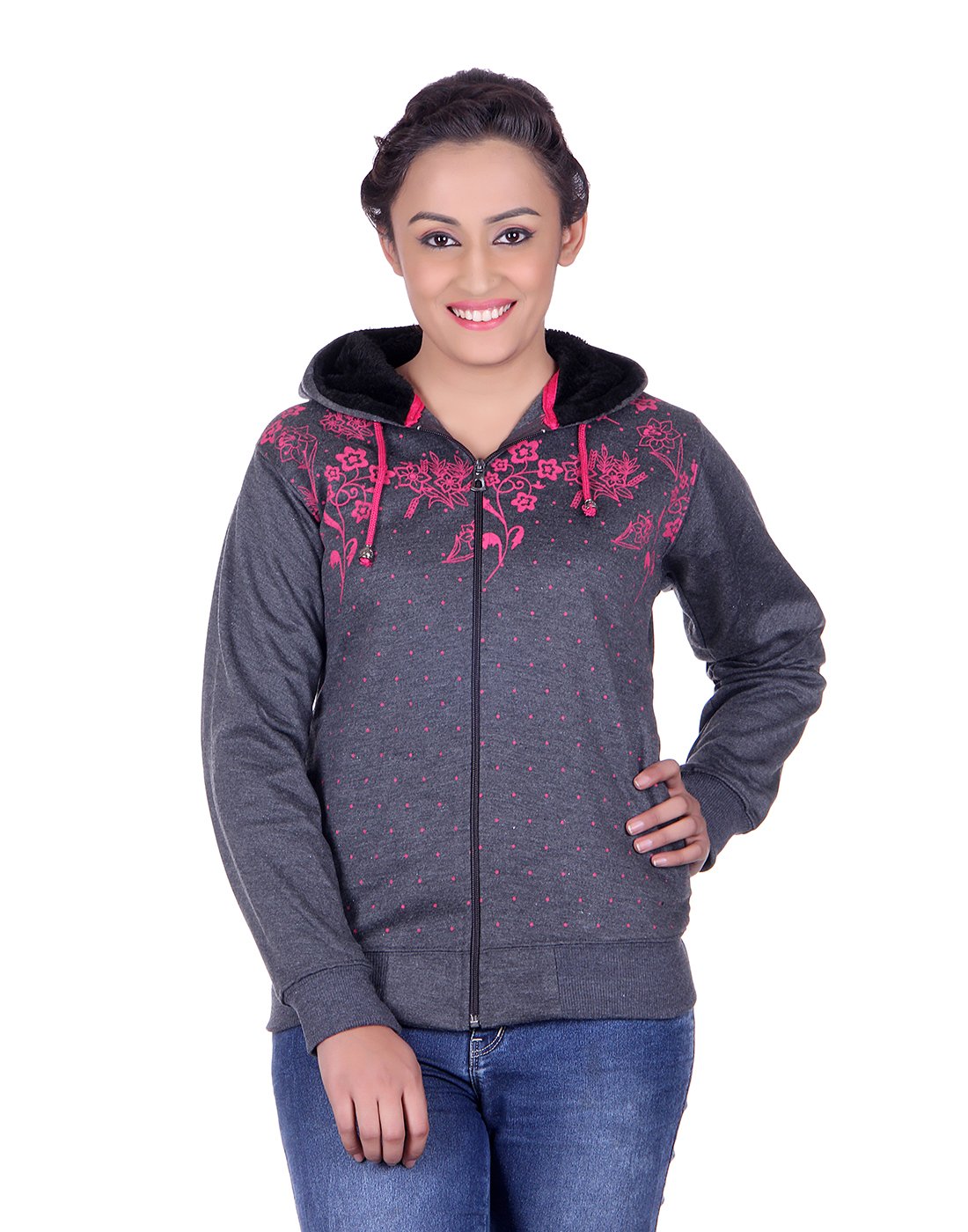 Goodluck Winter Sweatshirt for Womens