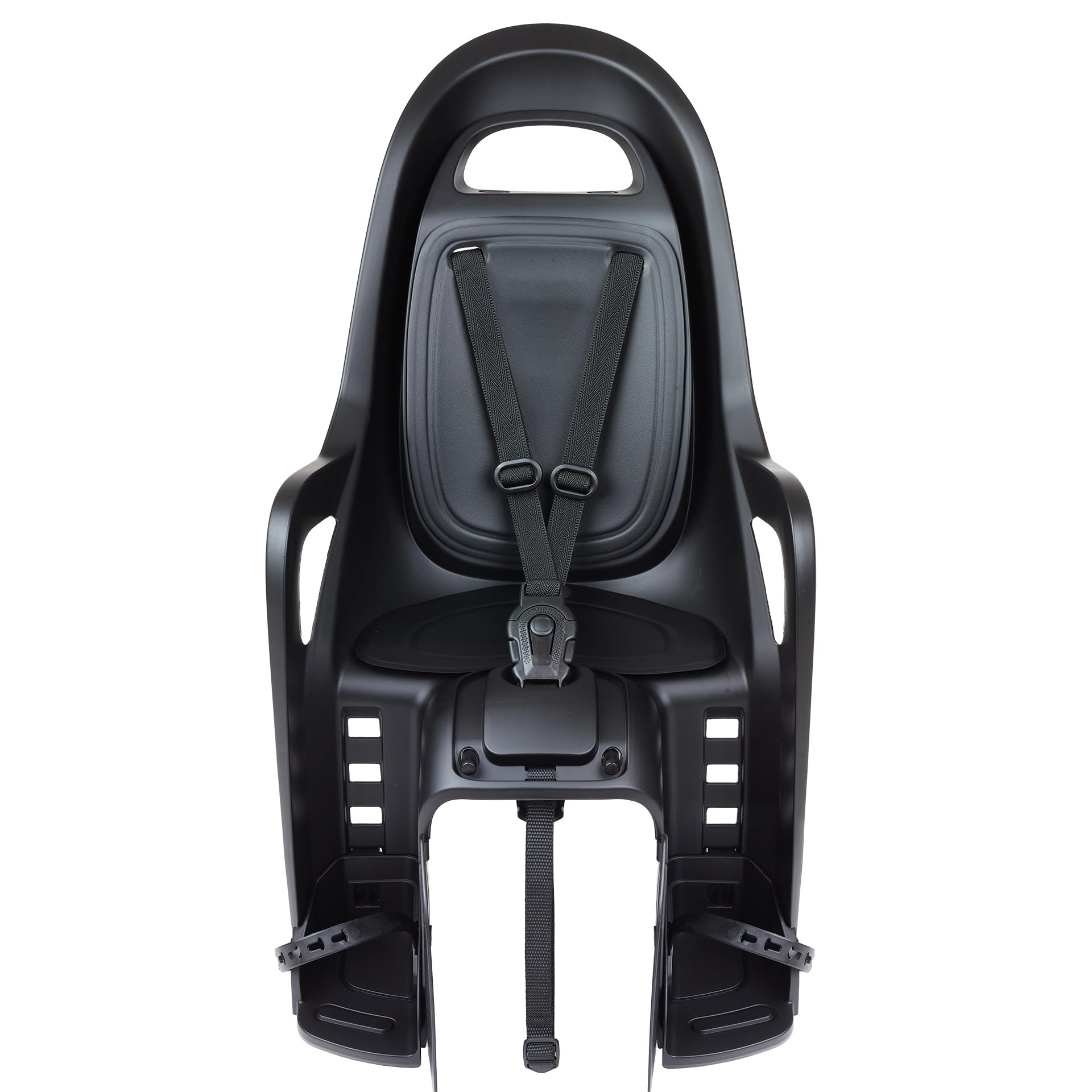 Polisport Groovy Maxi CFS Siège Vélo Arrière pour Enfant – Siège Bébé 9 Mois–6 Ans/Jusqu’à 22 kg, Repose-Pieds Réglables, Montage sur Porte-Bagages