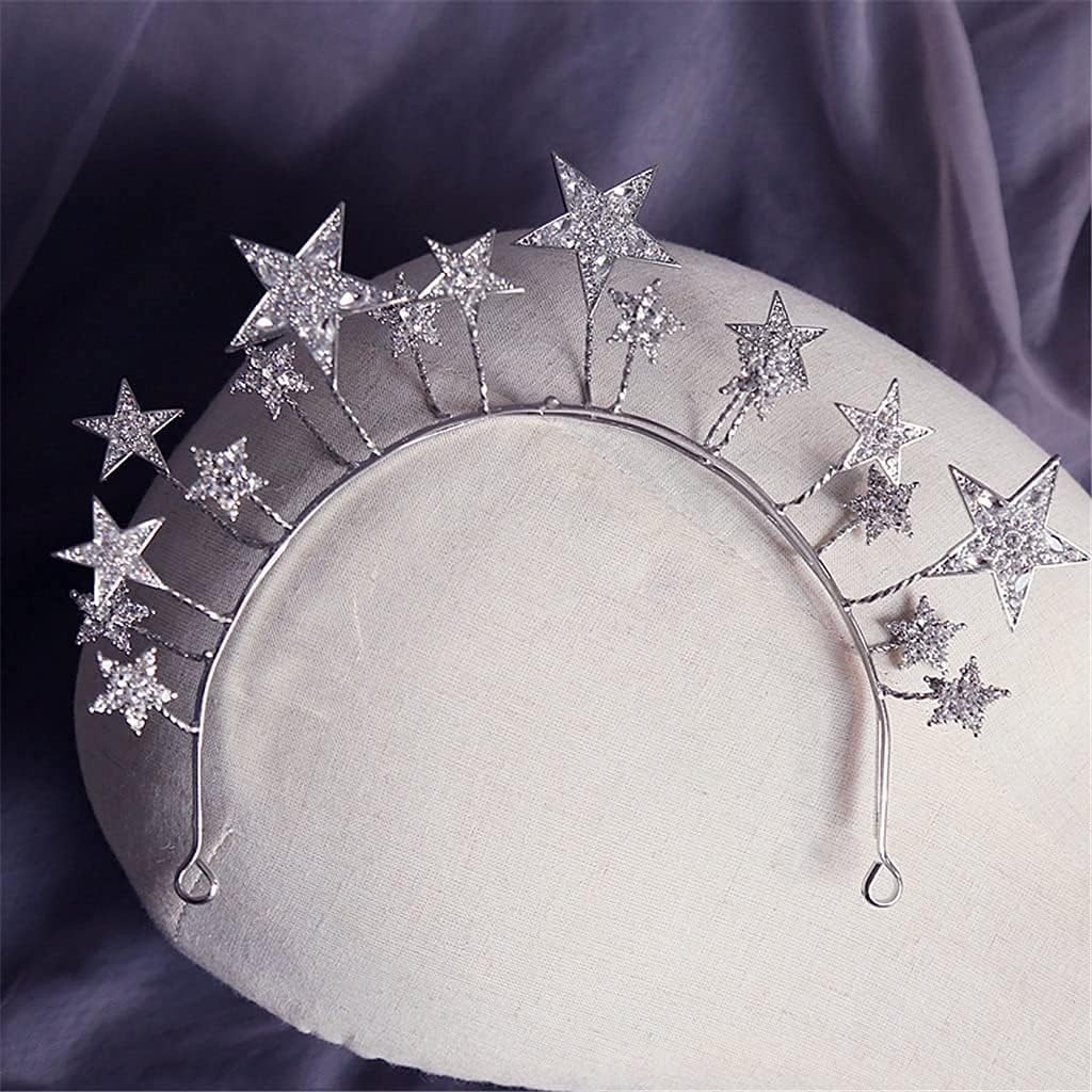 Fashion Rhinestone Pearls Crown Headband Gorgeous Tiaras and Crowns Wedding Ornaments Bridal Hair Jewelry Accessories
