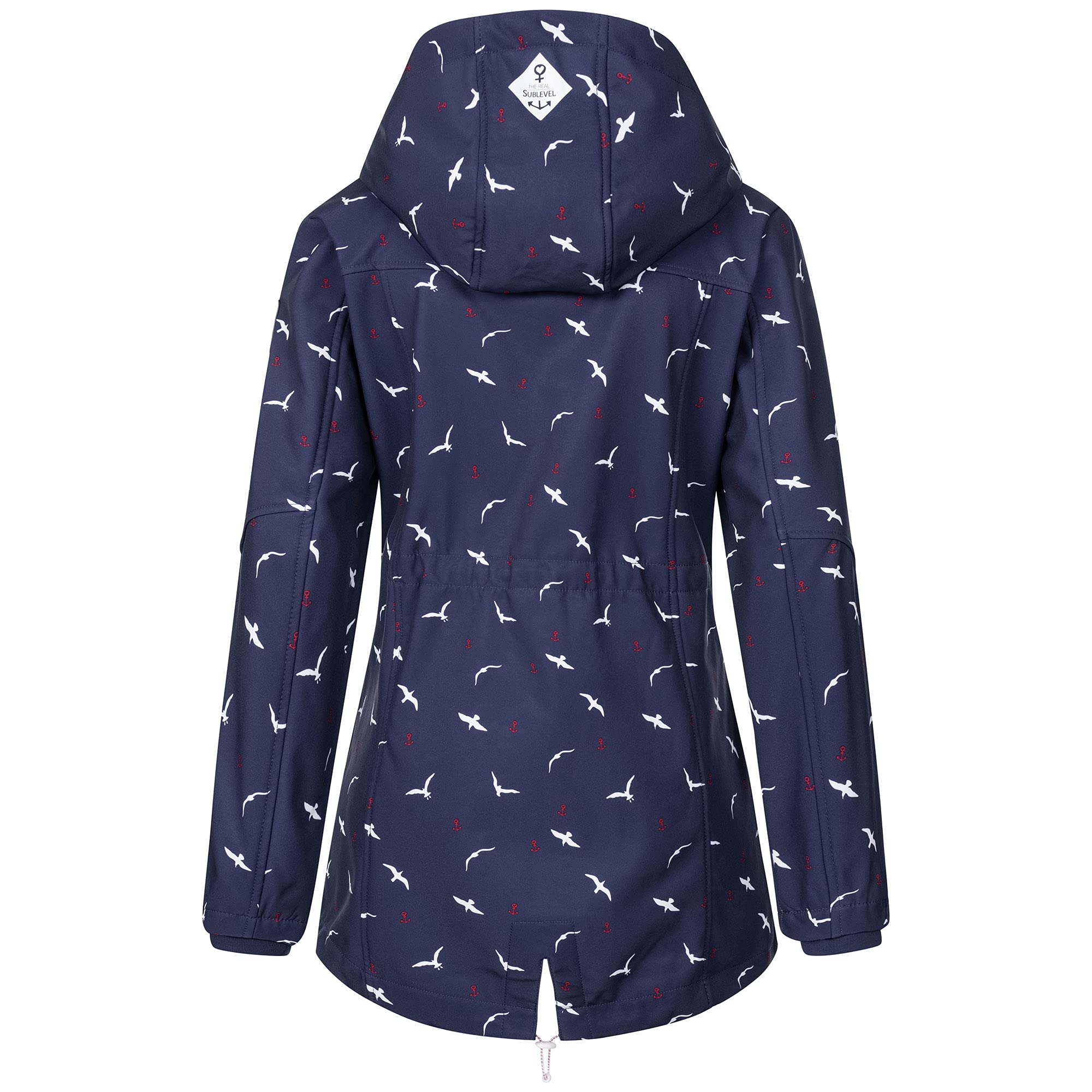 Sublevel Damen Softshelljacke Outdoorjacke mit Kapuze sportlicher Damen Mädchen Softshell Parka Jacke S M L XL XXL