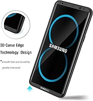 Vista 3 de Galaxy S8 - Protector de pantalla de vidrio templado perfecto 3D Touch compatible con alta calidad sensible flexible de 0.010 in para Samsung Galaxy