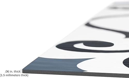 Miniatura 47 de Achim Home Decor - Azulejos de vinilo autoadhesivos retro de 12 pulgadas, 20 azulejos de 12 x 12 pulgadas, patrón de borde, despegar y pegar, suelo