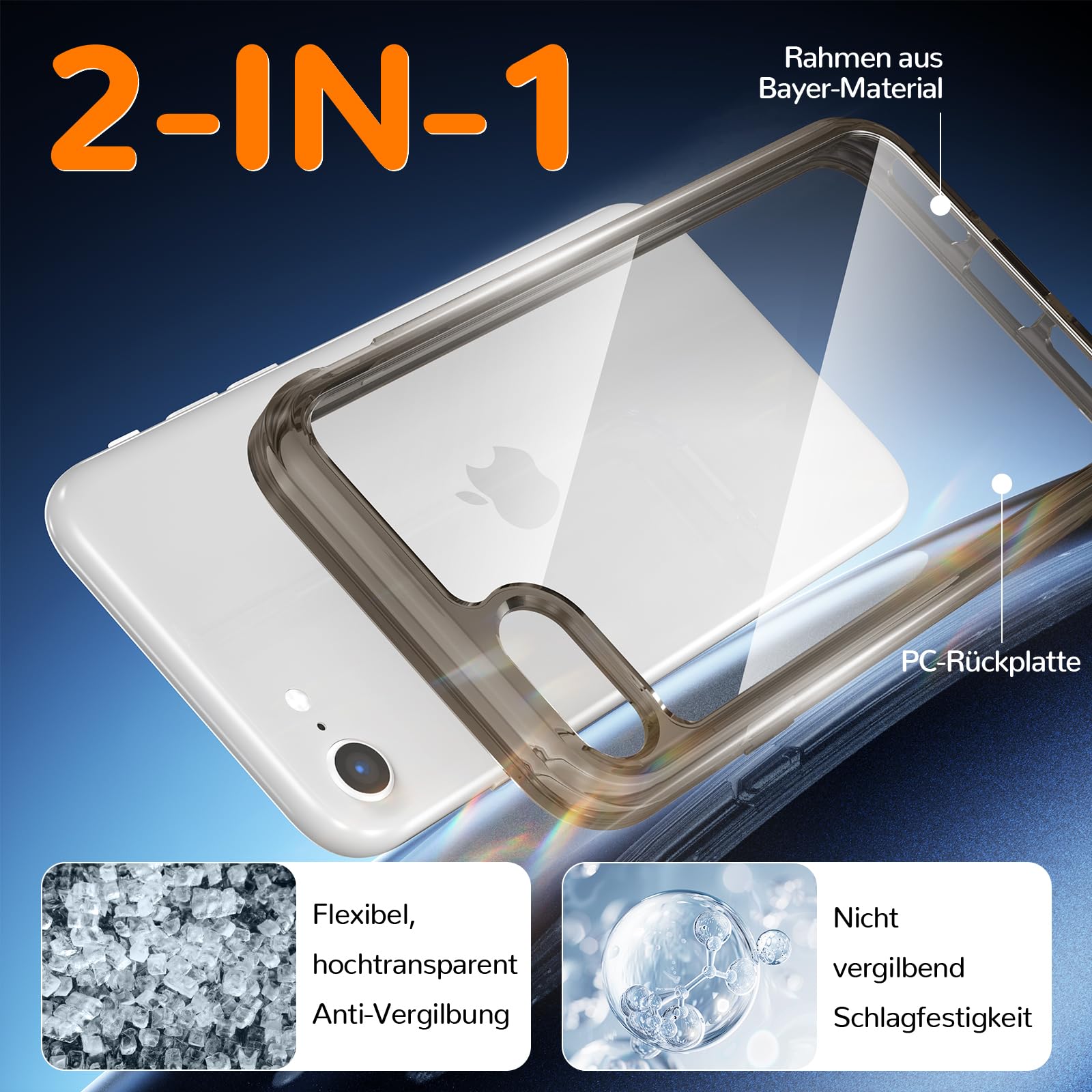 Clear Case for iPhone 15, Ultra Thin, Shockproof TPU Cover, Anti-Yellowing, Crystal Clear, Phone Case for Apple iPhone 15 - Clear — view 565
