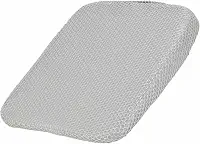 HARFINGTON Almofada de assento de 6 cm de espessura confortável de espuma viscoelástica para cadeira de escritório com fundo antiderrapante para motorista de assento de carro, cinza