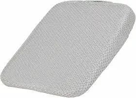 HARFINGTON Almofada de assento de 6 cm de espessura confortável de espuma viscoelástica para cadeira de escritório com fundo antiderrapante para motorista de assento de carro, cinza