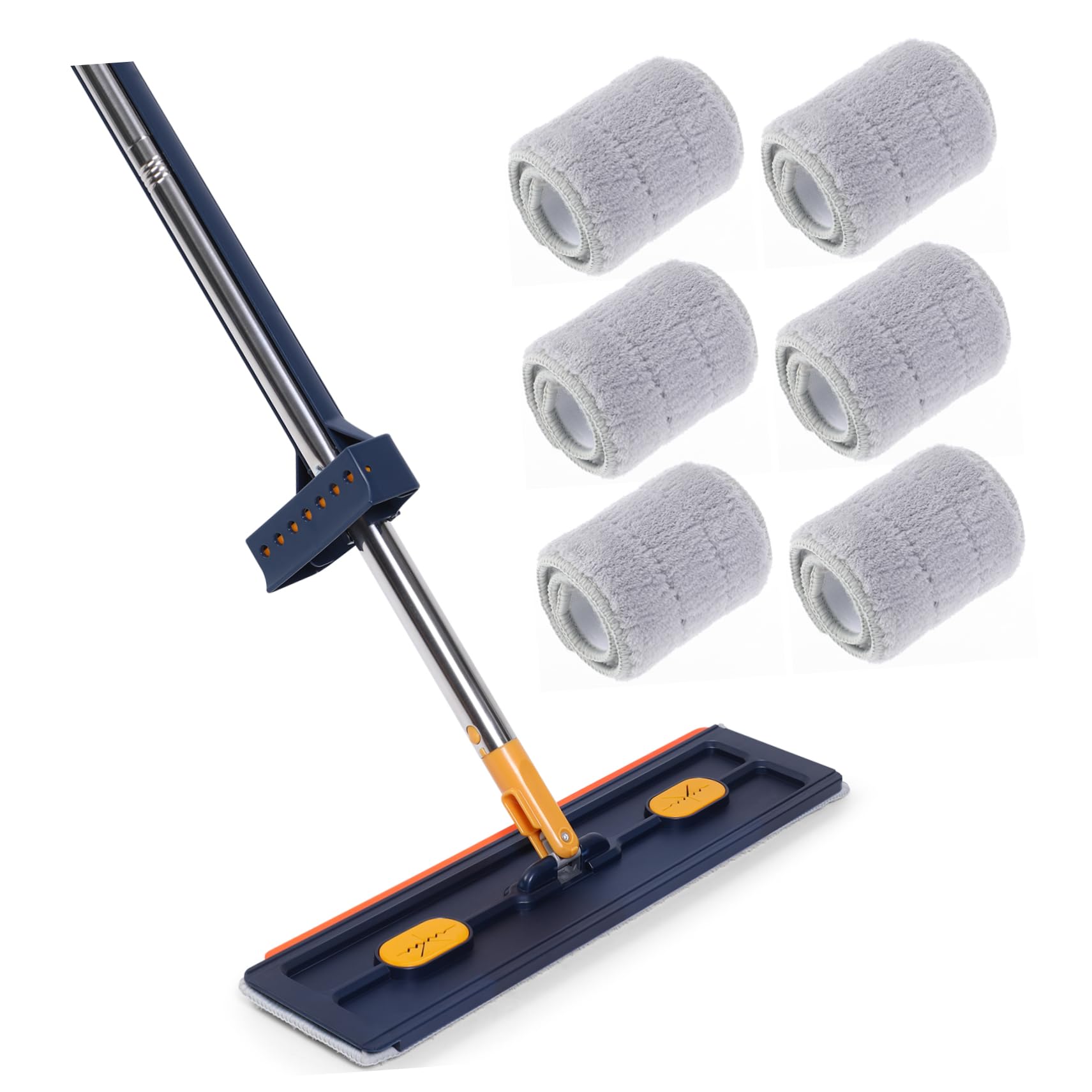 Healvian Trapeador Plano Grande para Limpieza Profunda Raspador de Agua y Material de Aleación Resistente Adecuado para Suelos y Azulejos Hogar