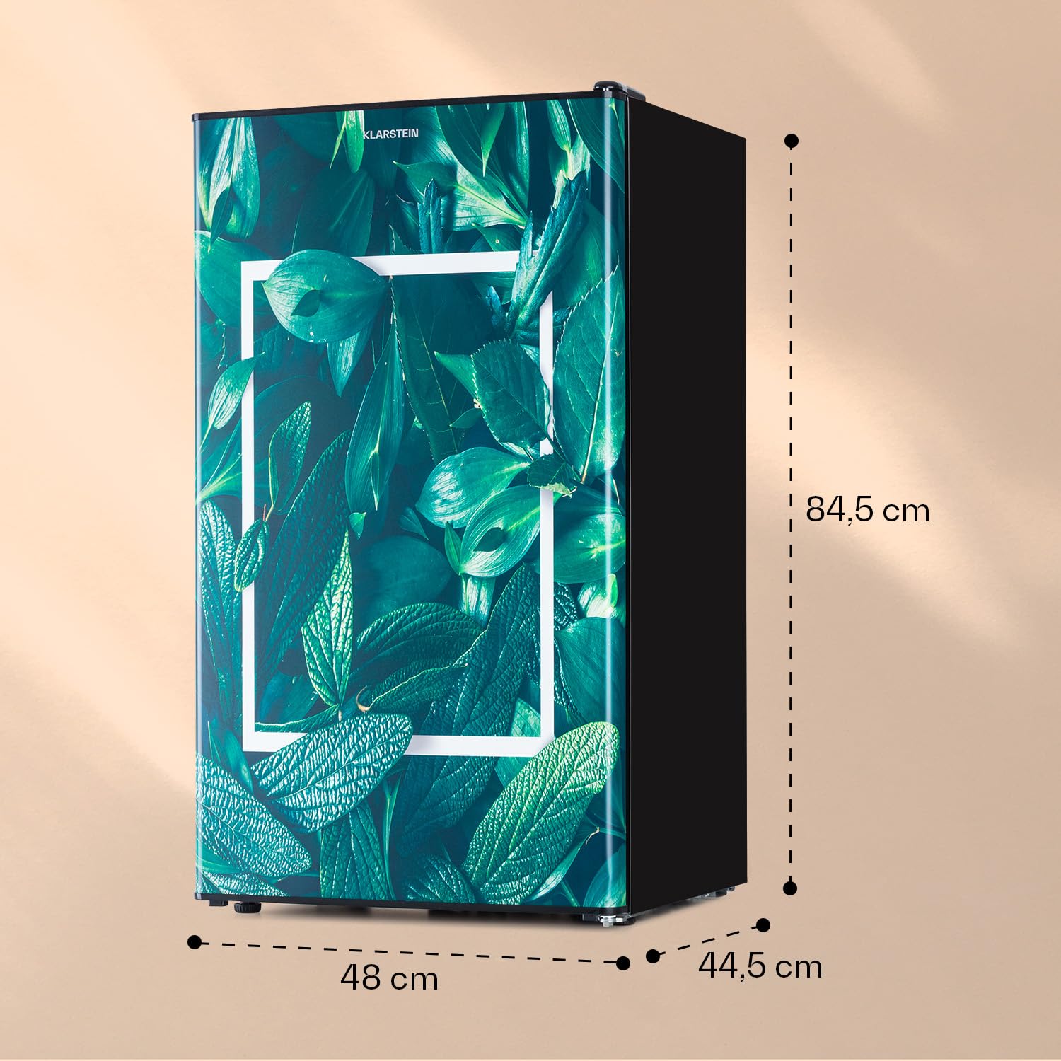 Klarstein Forest Mini Lodówka 45cm 79L Projekt Lasu