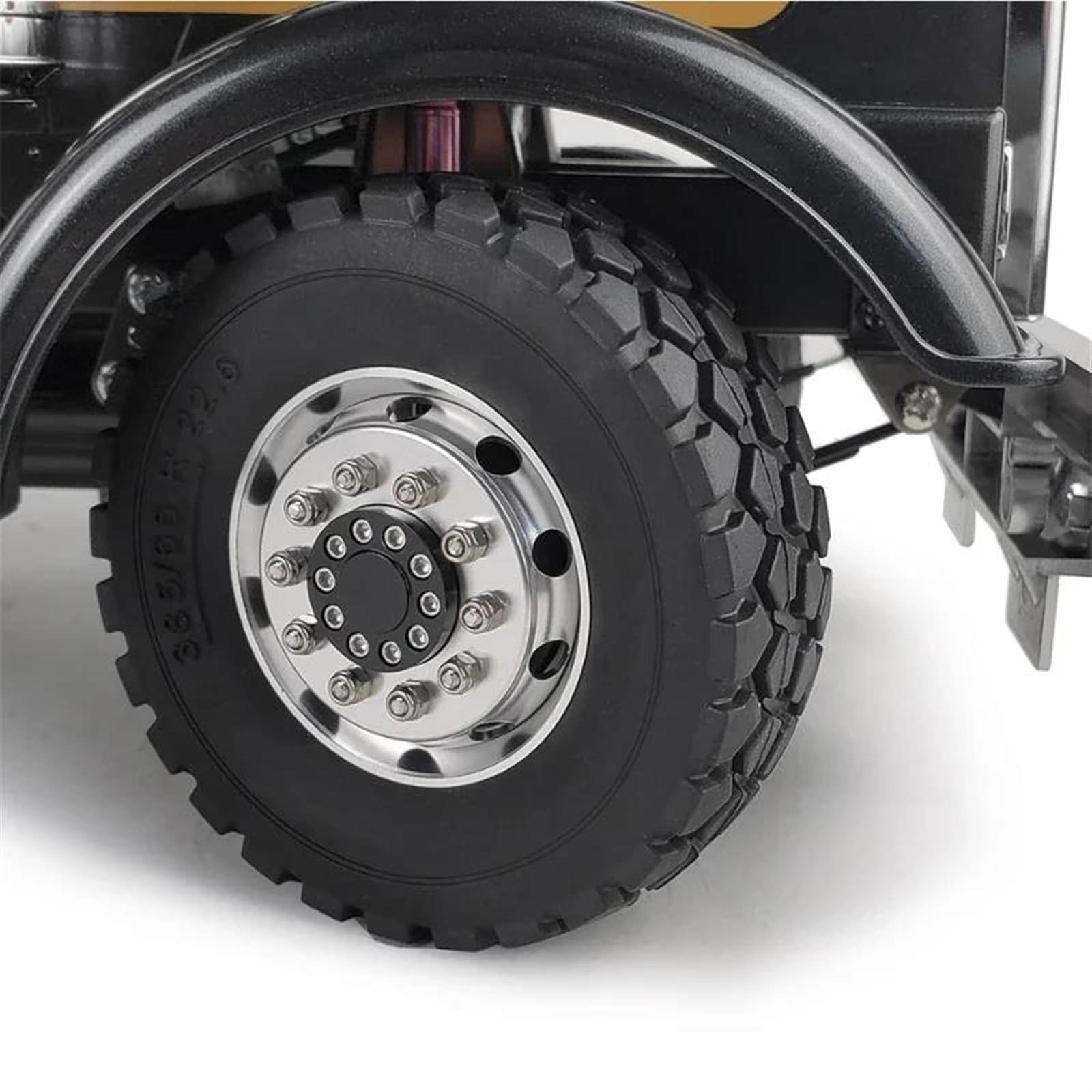 RC Neumáticos Rueda Compatible con Tamiya Neumáticos De Goma para Ruedas, Neumáticos De 84x30mm para Cubos De Llanta De Rueda 1/14, Remolque De Tractor De Control Remoto, Remolque De Carga
