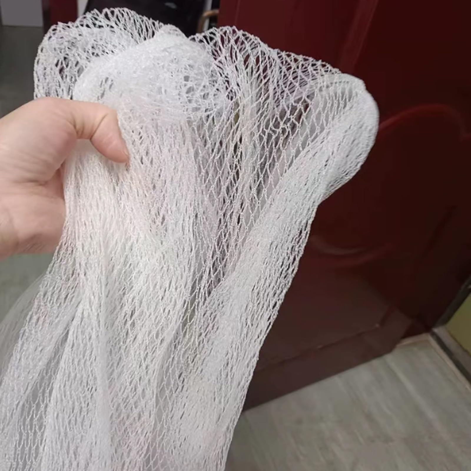 Vegetable Protection Net, White Hail And Bird Barrier Garden Netting 0.5cm Mesh Multiple Sizes(2x15m)