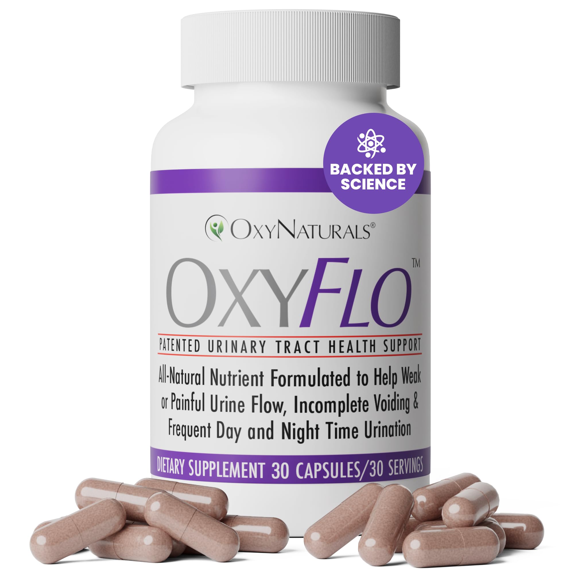 OxyNaturals Suplemento de Cranberry Flowens 500 mg 30 cápsulas