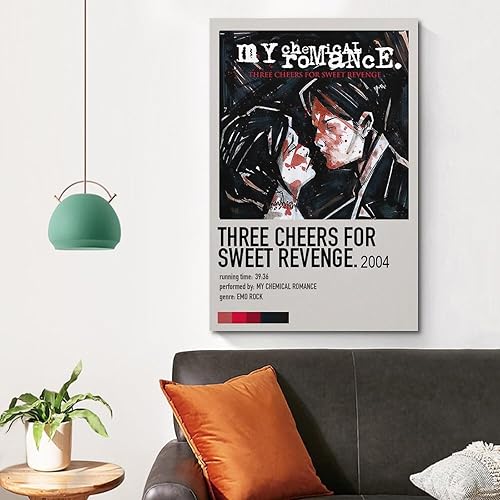 Miniatura 4 de Póster de My Chemical Romance, Mcr The Black Parade, pintura artística, pintura estética, arte de pared, lienzo para decoración de dormitorio, 12 x