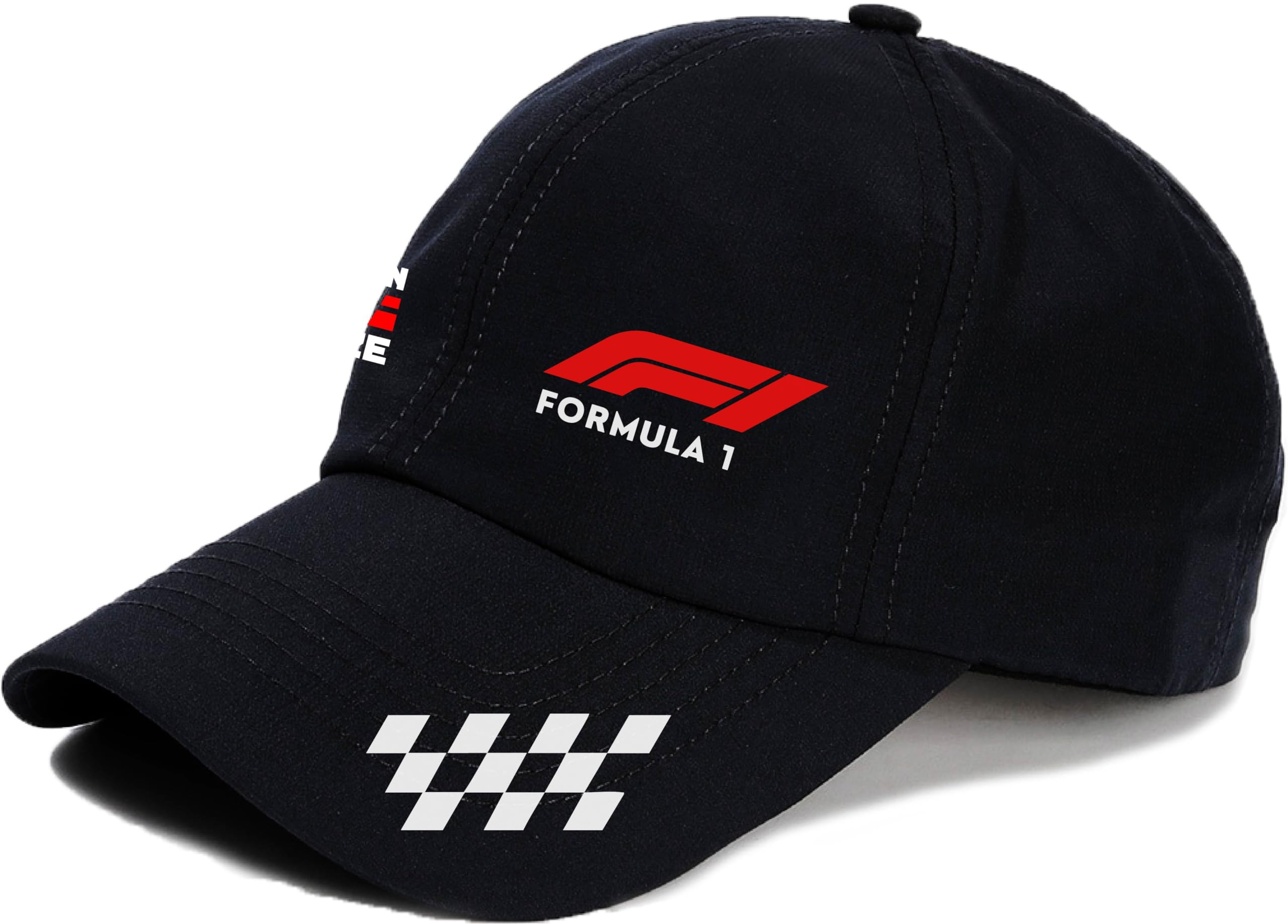 FBC 056 - F1Gra ndprix Racing Bike Funky Racing Automotive Car Supercar Motorcycle - Adjustable Cap Black-image-48