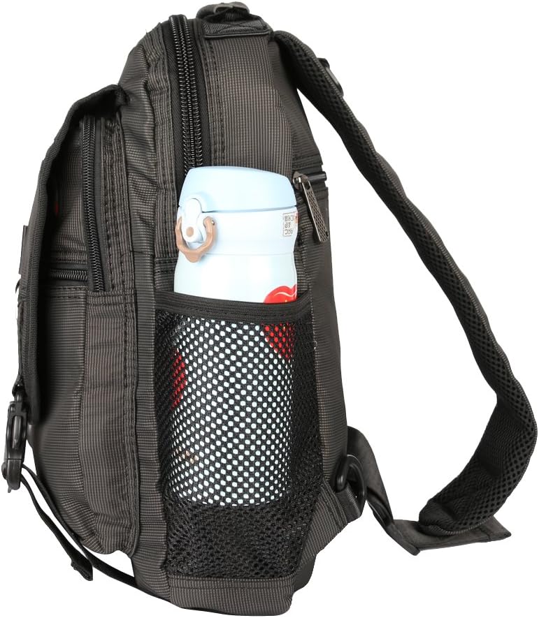 Sling Bag Backpack Cross Body Messenger Bag Shoulder Backpack Travel Rucksack Black - Image 6