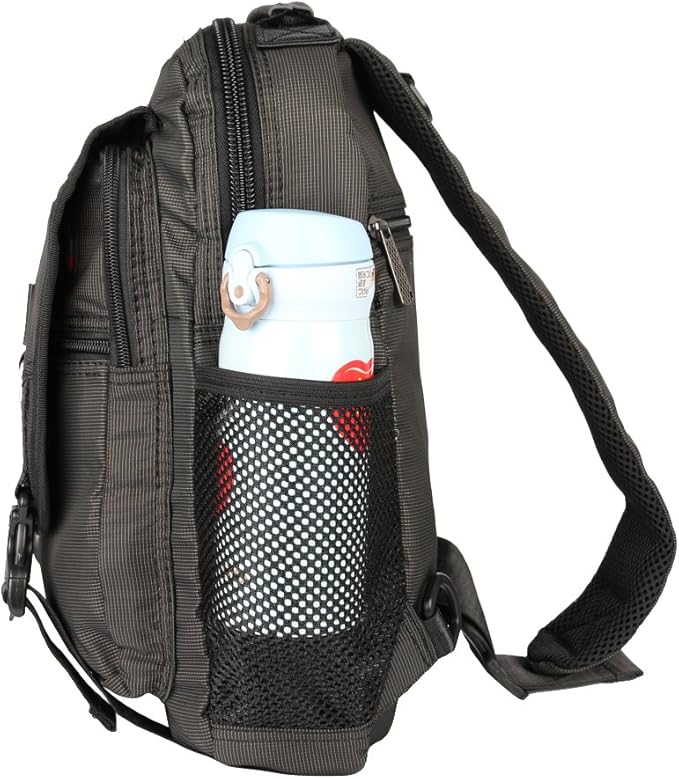 Sling Bag Mochila Cruzada Negra miniatura 6