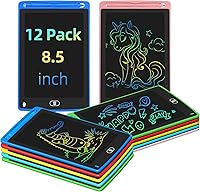 TQU 12 Pack 8.5 Inch LCD Writing Tablet for Kids - Colorful Erasable Doodle Boards, Educational Toys & Party Favors for Ages 3-8 Boys Girls