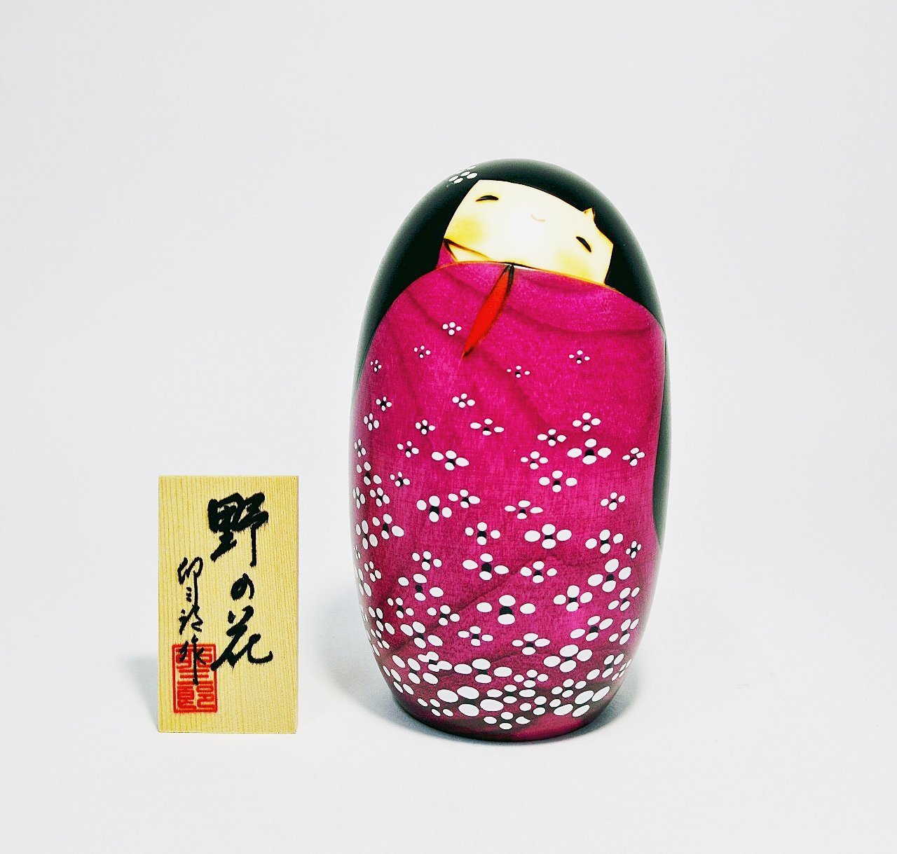 Usaburo Sosaku Kokeshi Doll NONO-hana Made in Japan