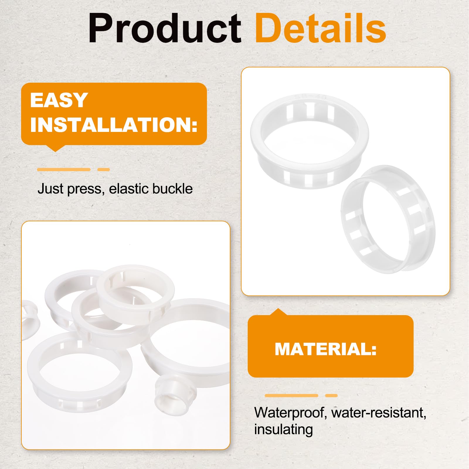 PATIKIL 15pcs Wire Grommet - Image 3