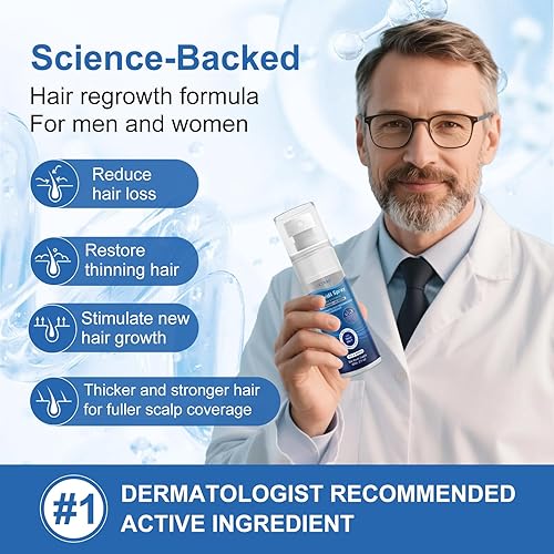 Miniatura 4 de Minoxidil al 5% para hombres y mujeres, suero de crecimiento para regeneración, spray extra fuerte para pérdida de cabello, minoxidil 5 por ciento,