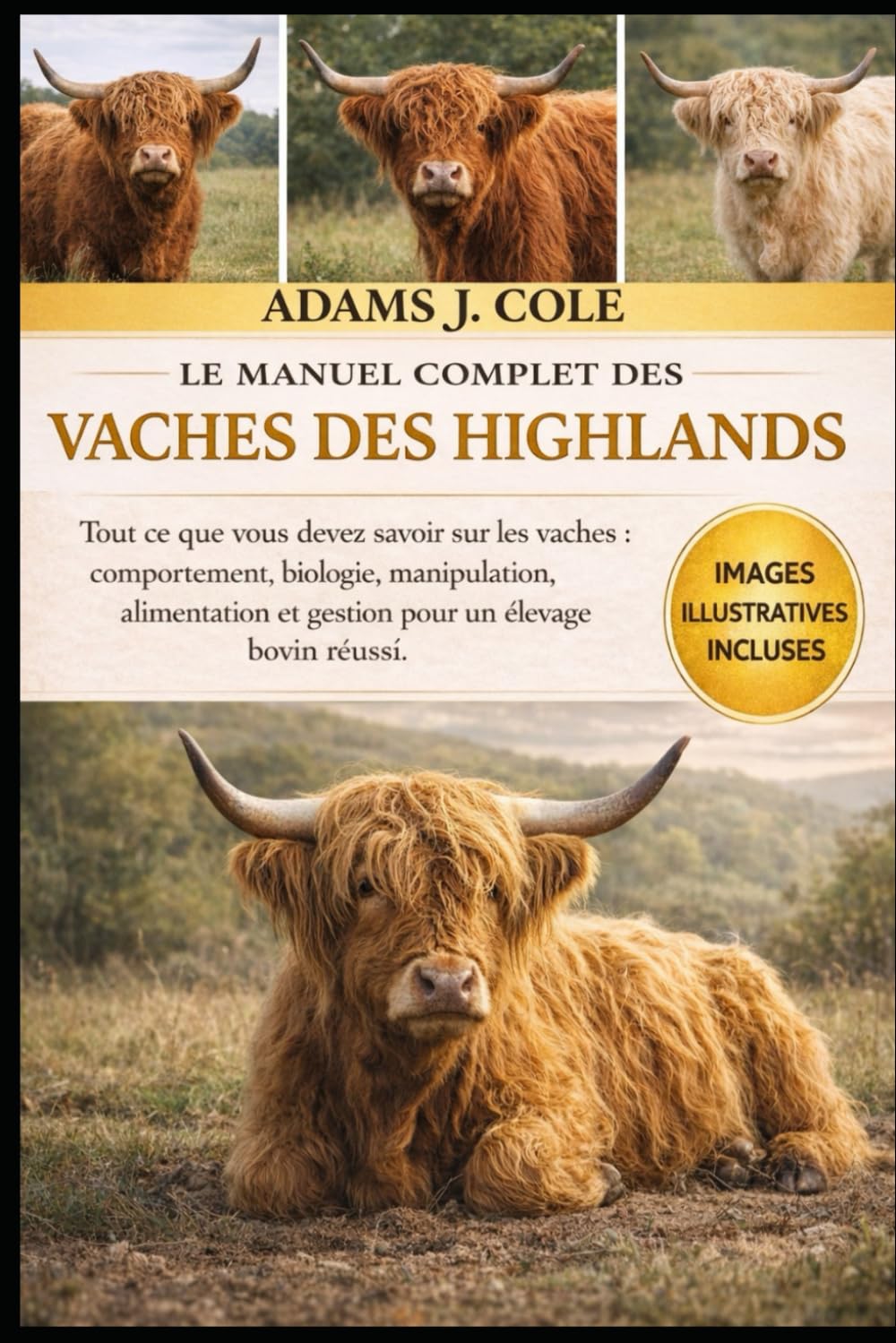LE MANUEL COMPLET DES VACHES DES HIGHLANDS: Tout ce que vous devez savoir sur les vaches : comportement, biologie, manipulation, alimentation et gestion pour un élevage bovin réussi.