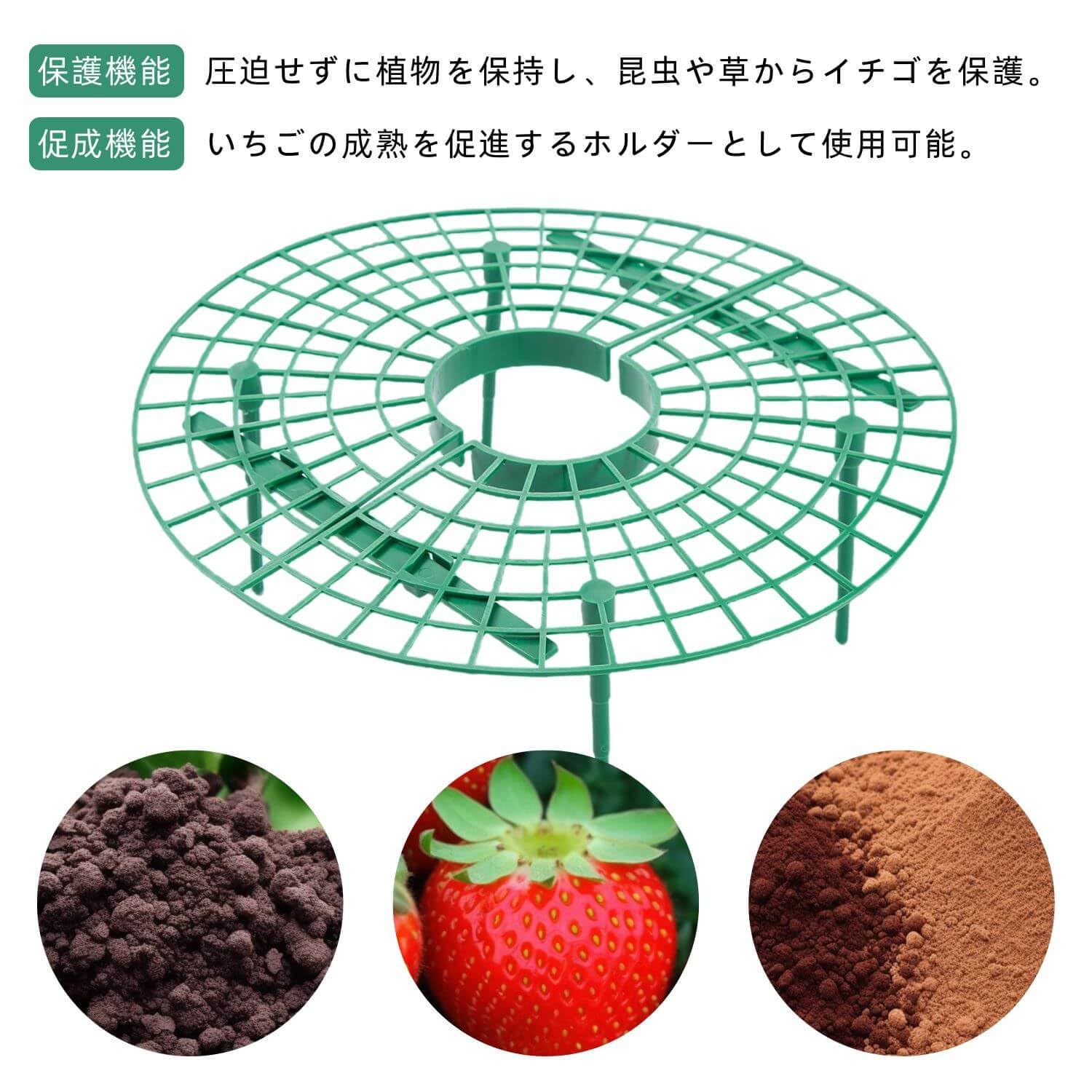 Amazon | イチゴ棚 支柱 10個セット いちごプランター棚 イチゴ苗