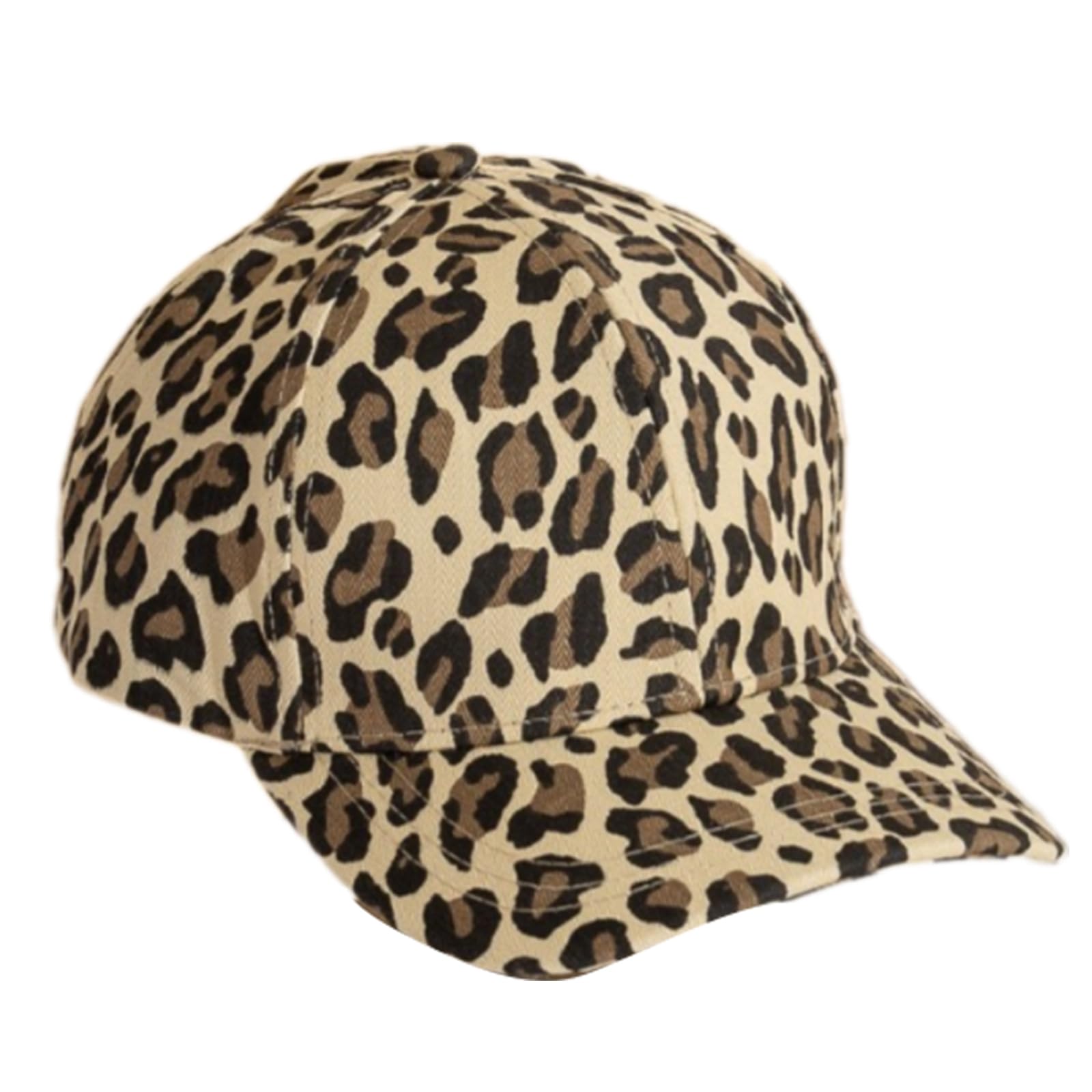 XAGMODSHN Fashionable Leopards Pattern Sporty Baseball Caps Adjustable Fit Cotton Hat Sun Protected for Outdoor Activities Cotton Caps with Sweatband