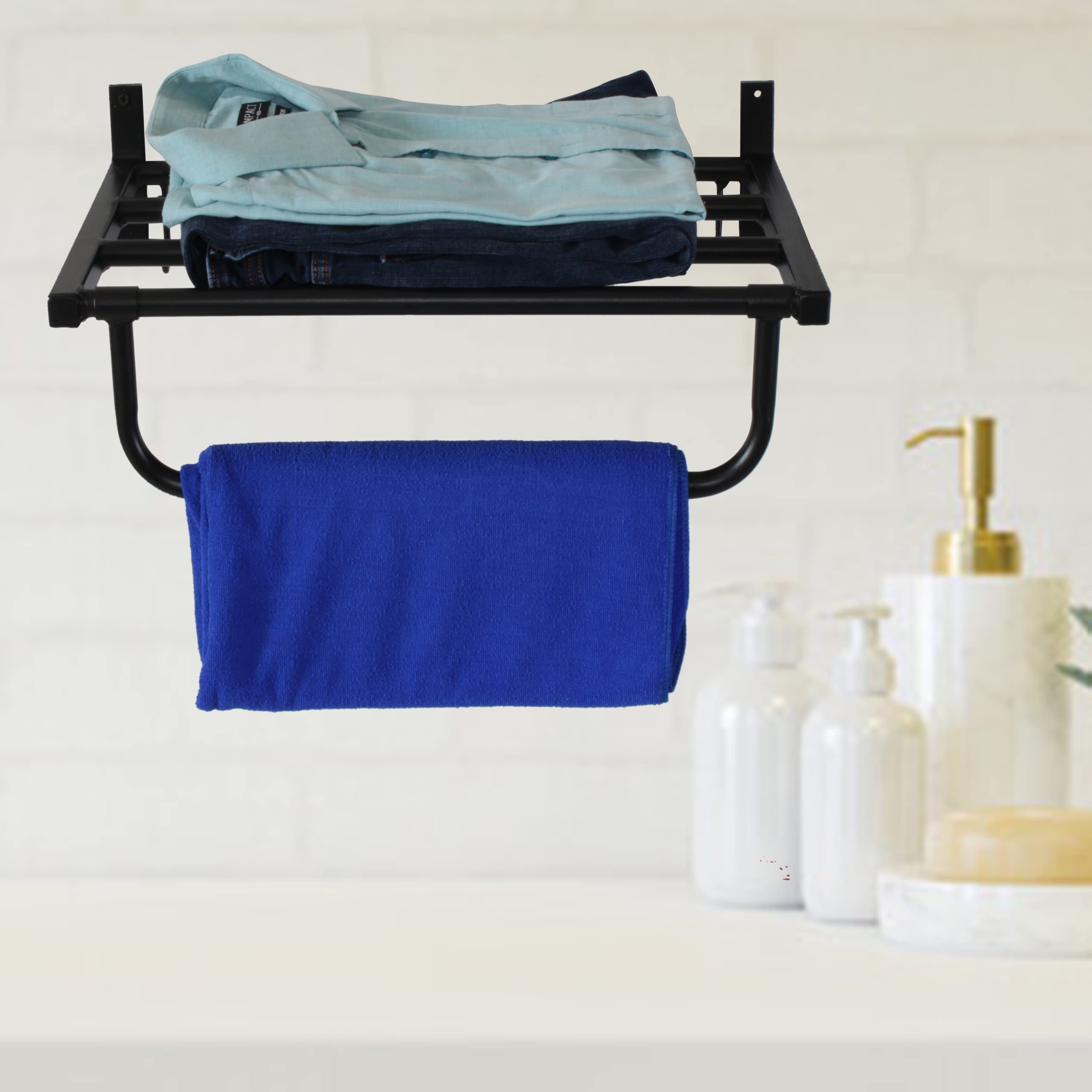 See full amazon price history chart for D&V ENGINEERING - Creative in innovation Sturdy Metal Wall Mounted Towel Rack,Holder,Hanger,Shelf Stand for Bathroom with 5 Hooks Black,Design 1 D&V ENGINEERING - Creative in innovation Sturdy Metal Wall Mounted Towel Rack,Holder,Hanger,Shelf Stand for Bathroom with 5 Hooks Black,Design 1 (B0B3TQT4N4) Amazon Price History, Amazon Price Tracker
