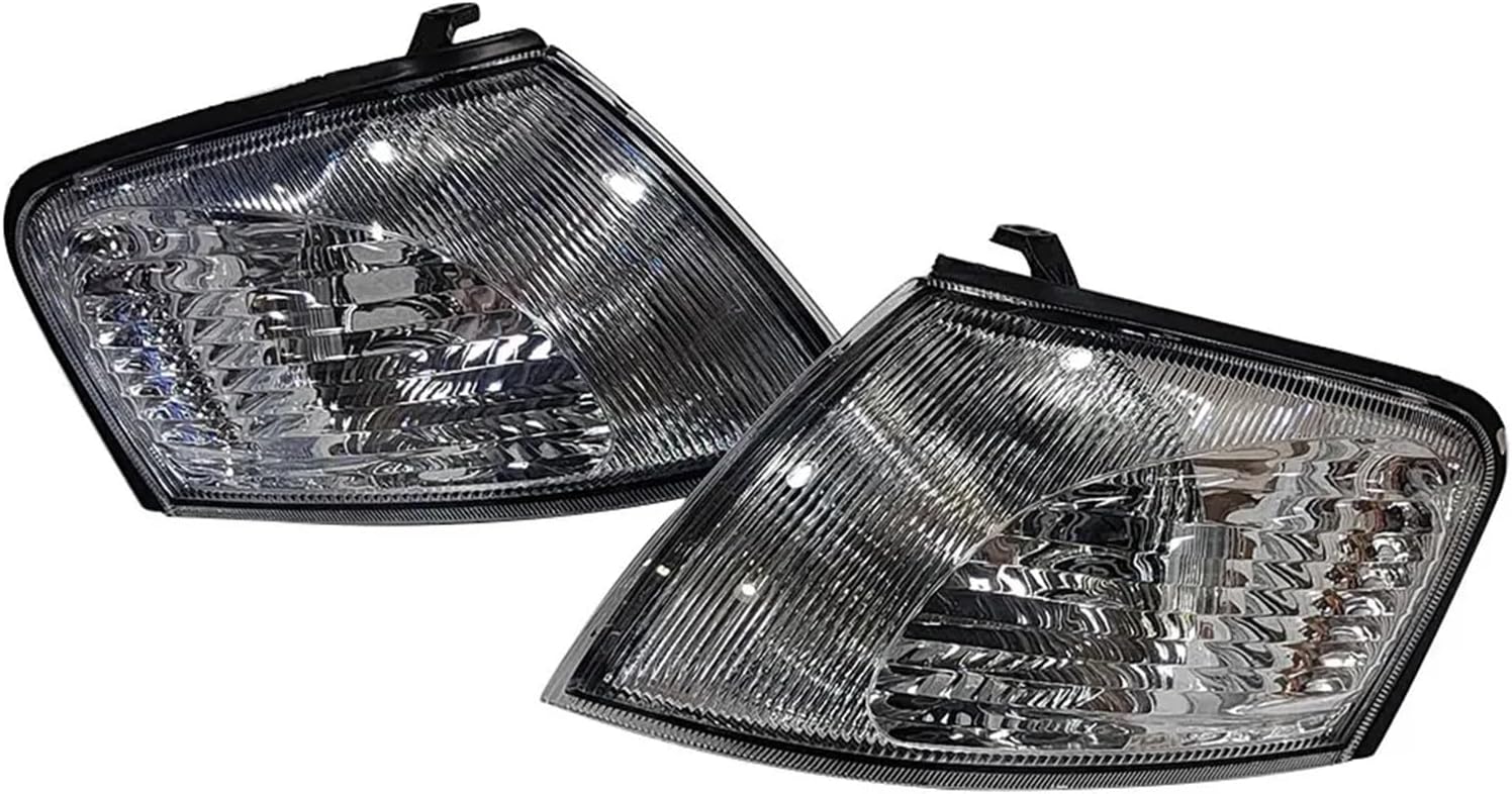 2Pcs Car Corner Lights Turn Signal Lights Compatible with Nissan Wingioad AD Wagon Y11 1999 to 2005 White and Yellow(Yellow)