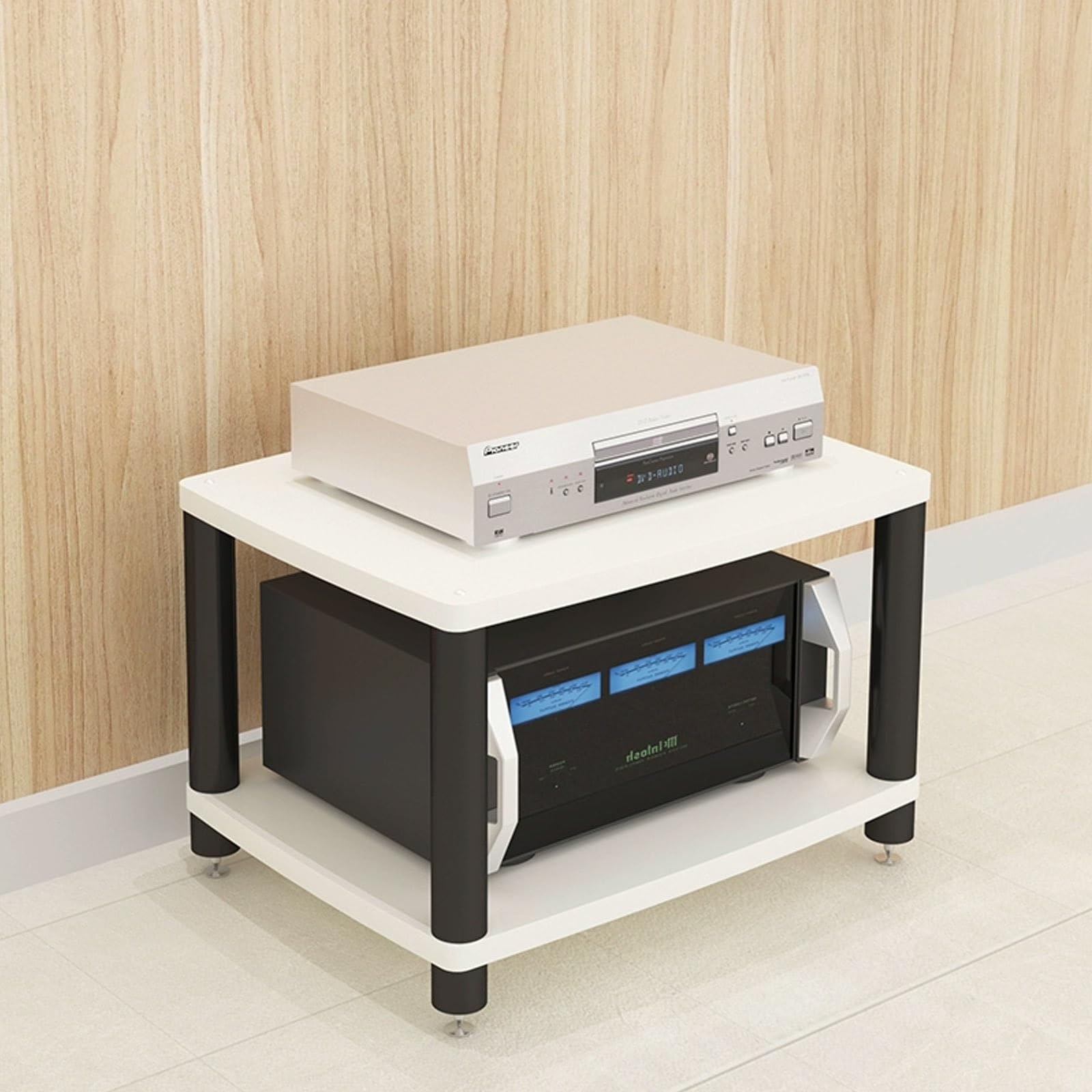 Moderno deposito di dischi in vinile, multistrato supporto stereo, componenti stereo Porta consolle, camera da letto supporto proiettore, Audio Av Media Stand, soggiorno DVD Media Componente rack.