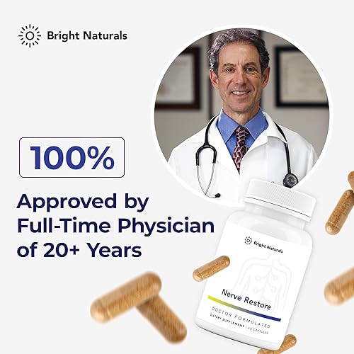 Miniatura 7 de Restauración del nervio - Suplemento de apoyo nervioso - Incluye guisante, sauce blanco y complejo de apoyo nervioso de vitamina B para apoyo