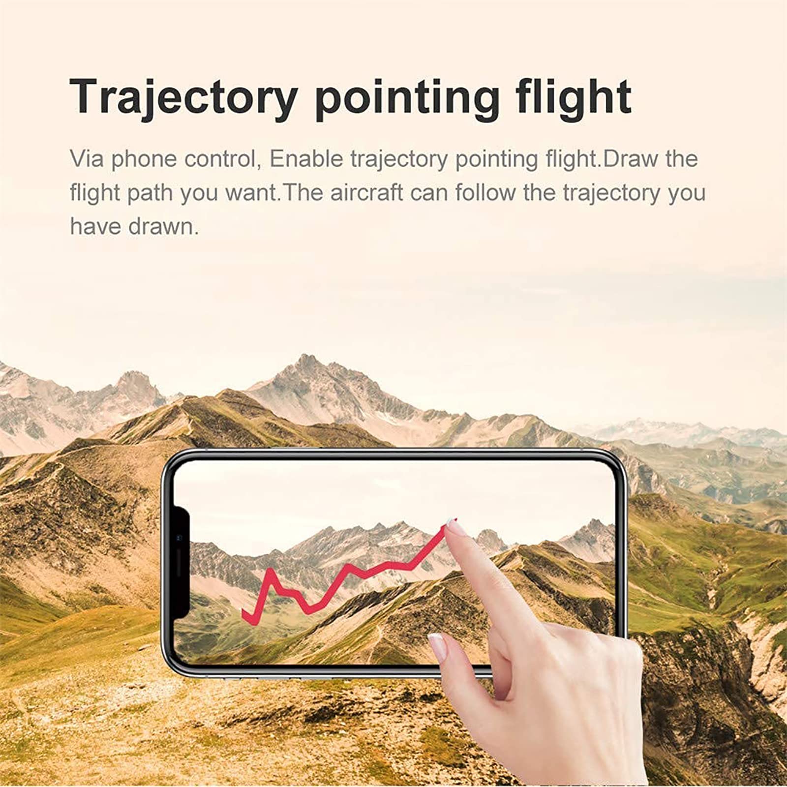 Dron 4K, samolot zdalnie sterowany Antena HD Czteroosiowy samolot z dwoma kamerami, składany 15 minut czasu lotu pozwala na zdjęcie gestem, dla początkujących