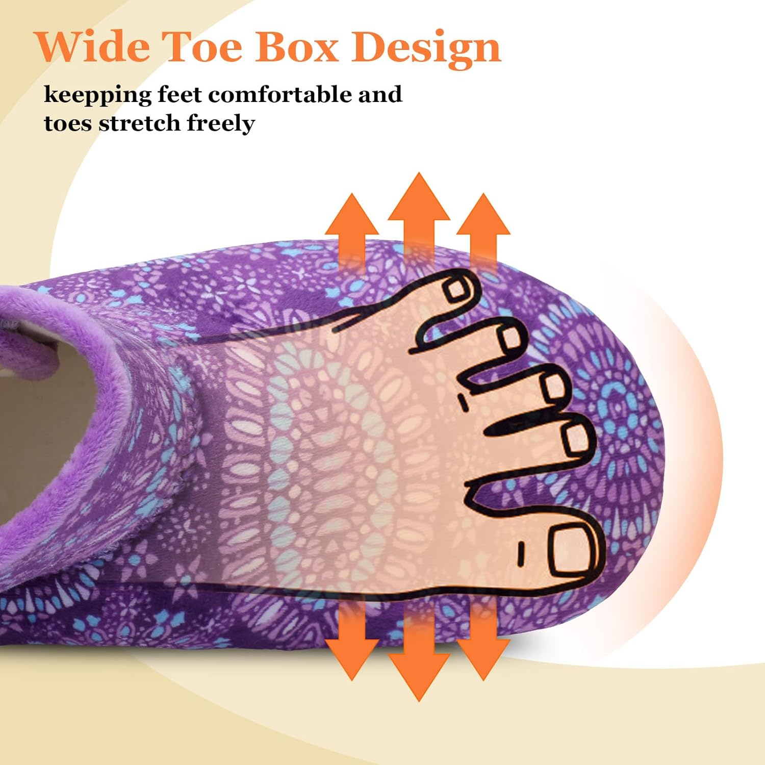 Spesoul Womens Mens Slipper Boots Fuzzy House Slippers Non Slip Slipper Socks Adjustable Bootie Slippers for Indoor and Outdoor - Image 3