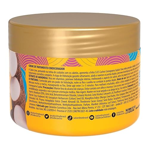 Miniatura 2 de Salon Line - Linha SOS Cachos (Cronograma Capilar) - Mascara de Hidratacao 300 Gr - (SOS Rizos (Horario Capilar) - Mascarilla Hidratante Net 17.63
