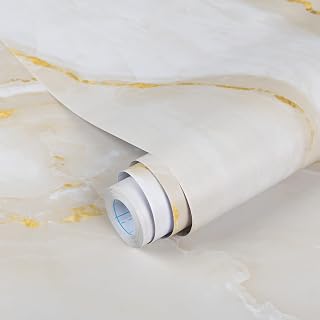 Anmon Marble Contact Paper Peel and Stick Wallpaper,Thickened Self Adhesive Waterproof Vinyl Film Faux Granite Roll Removable for Countertop Kitchen Bathroom Cabinet 11.8" x 78.7"