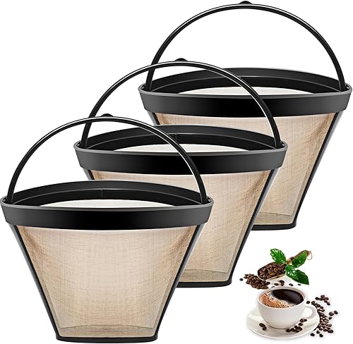 Miniatura 8 de Filtros de café reutilizables para filtro de café Ninja, filtro de café permanente 4, utilizado para reemplazar la cafetera de barra de café Ninja,